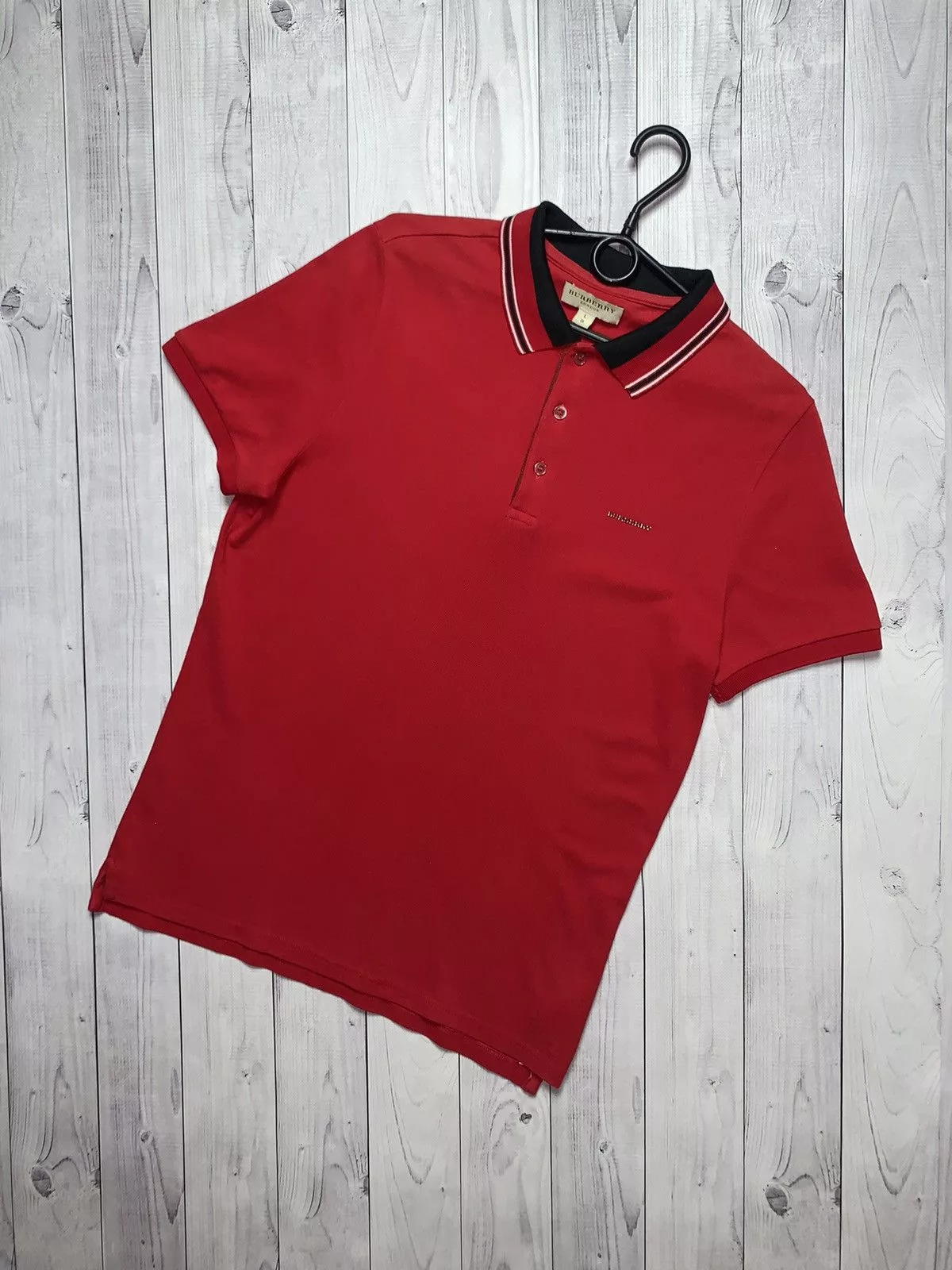 Burberry Polos Polo Burberry red size L Luxury