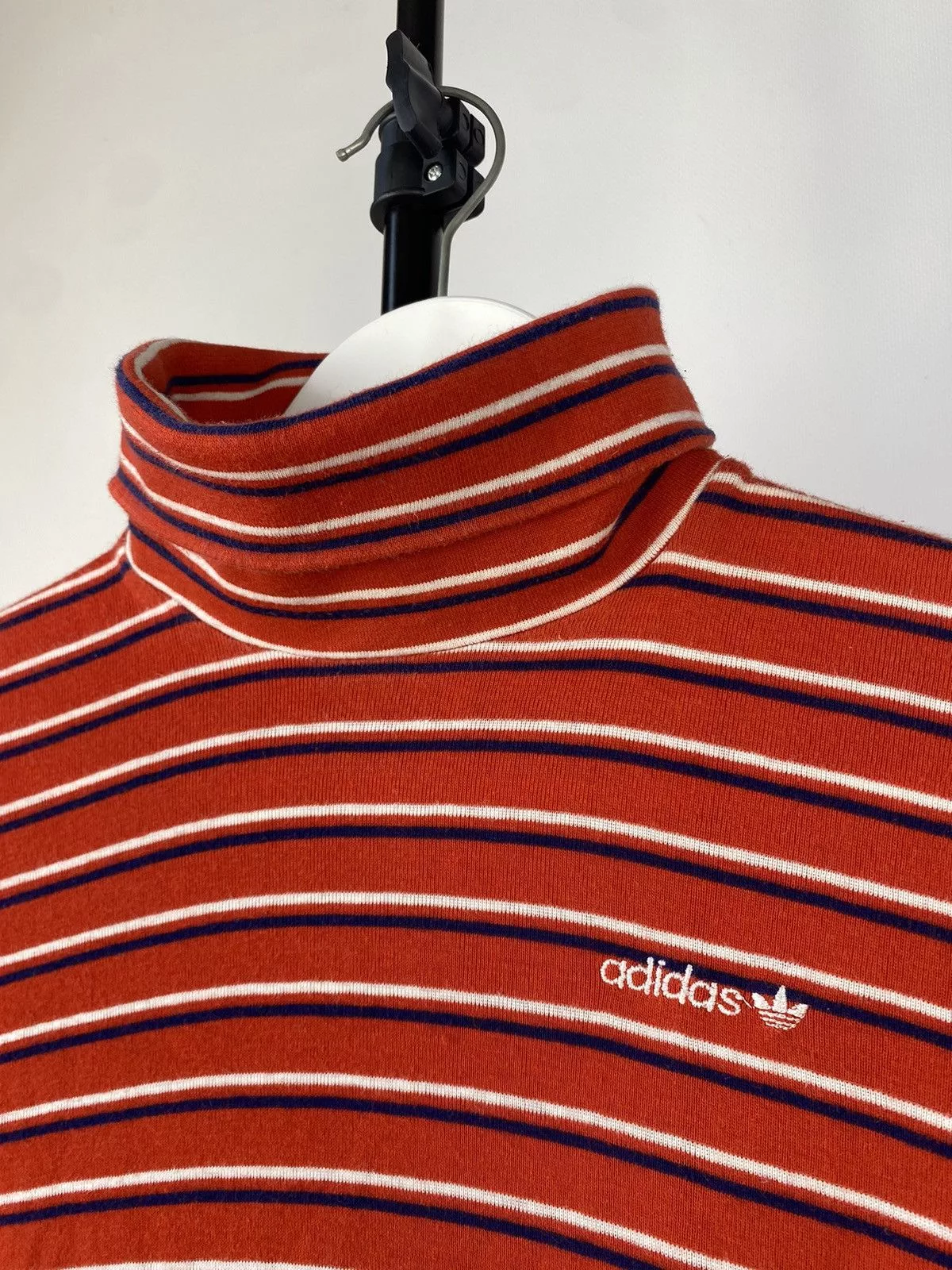 Adidas Long Sleeve T Shirts Adidas × Vintage Rare Adidas Striped Made In West Germany 80s Long Sleeve Red