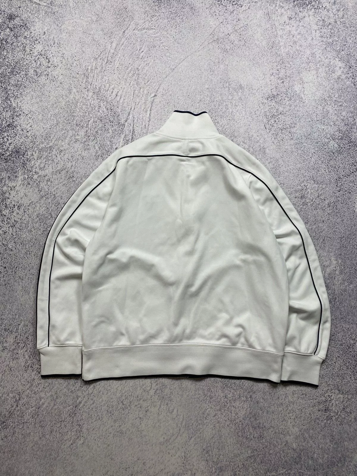 Nike Light Jackets Nike Roger Federer RF Tennis Track Jacket White Full Zip Blue
