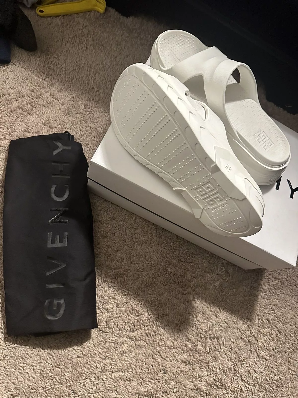 Givenchy Sandals Givenchy Marshmallow Sandals Off White