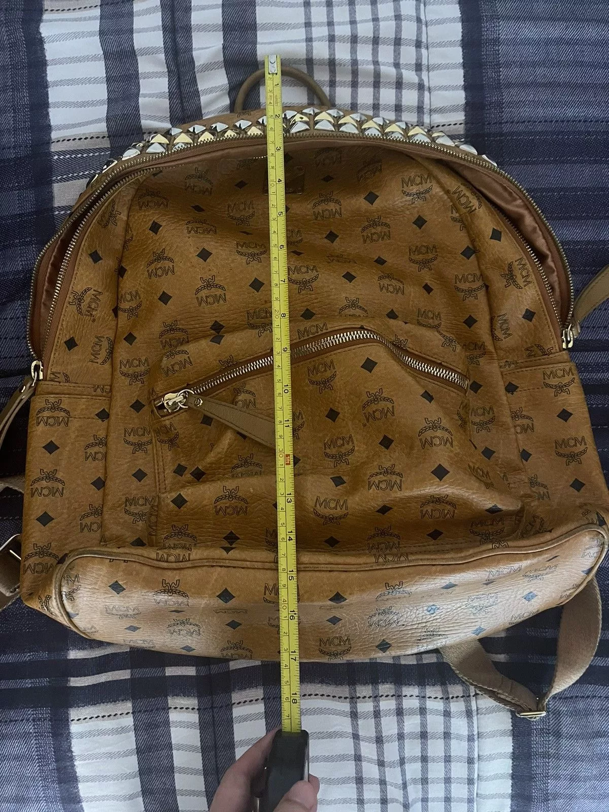 MCM Backpacks MCM Stark Side Visetos Brown