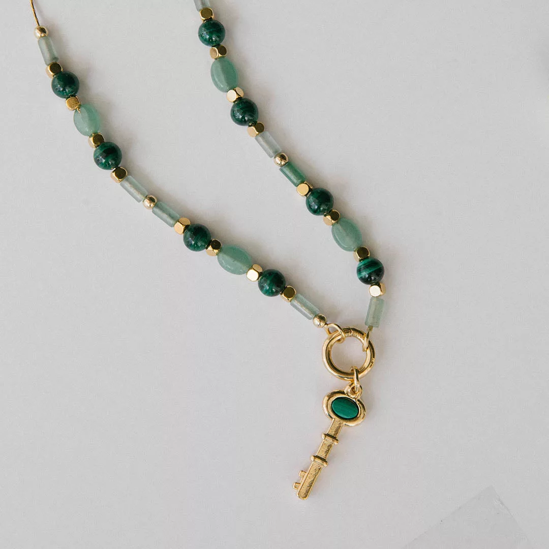 Green Means Go Intention Necklace Set
