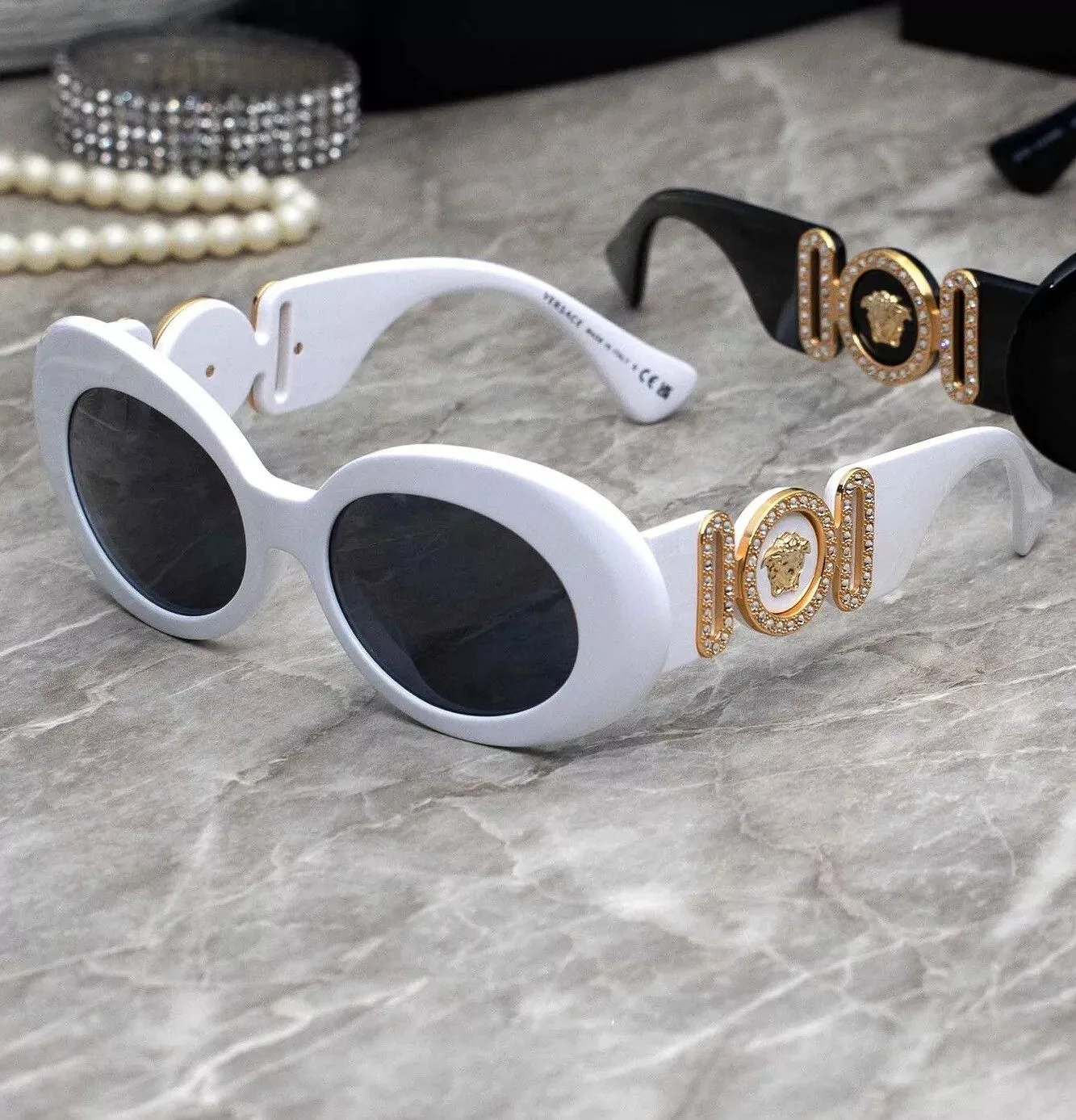Versace Sunglasses NEW VERSACE VE4426BU-31487 White