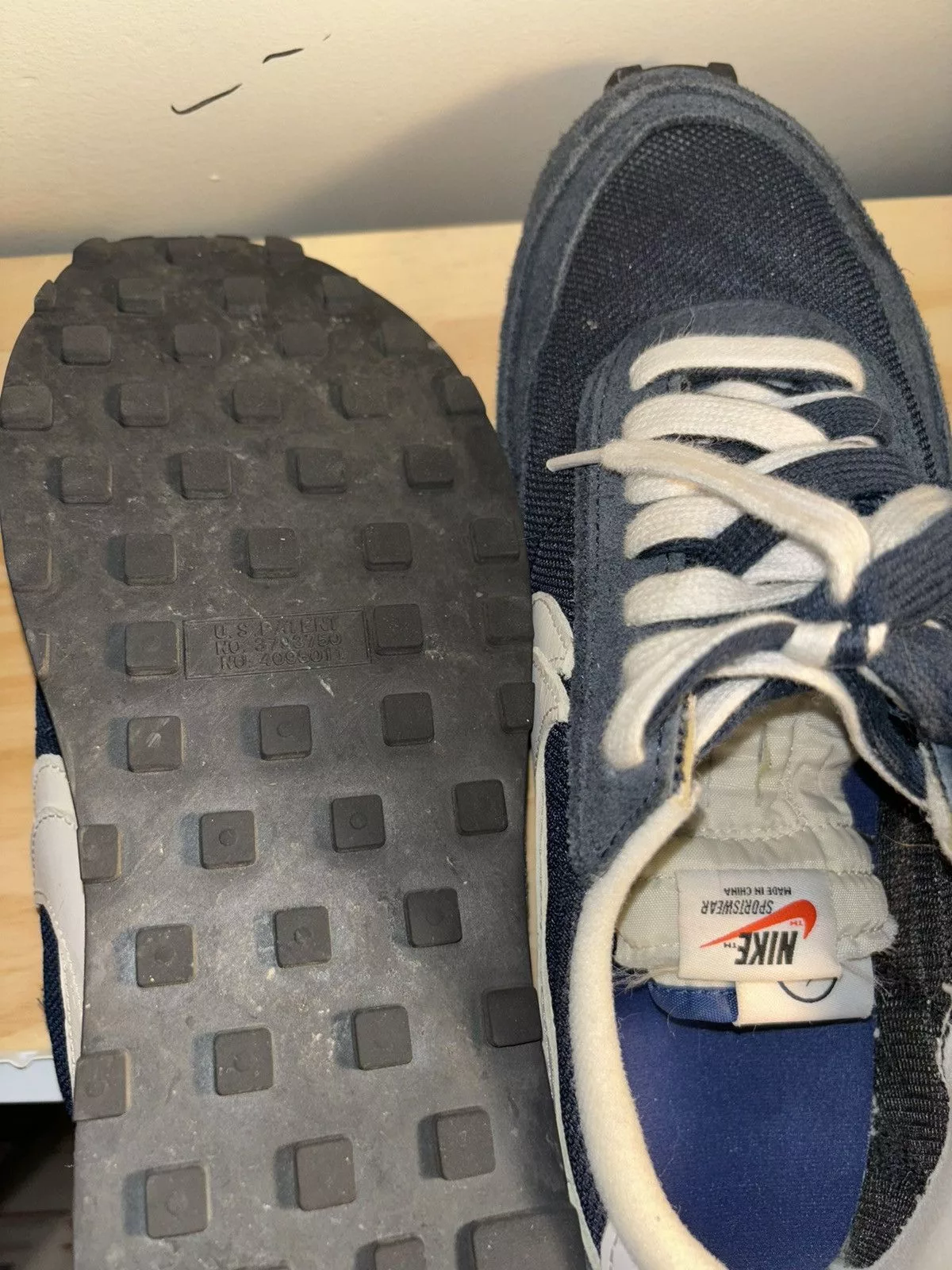 Nike Low Top Sneakers Nike LDV waffle fragment design blue void