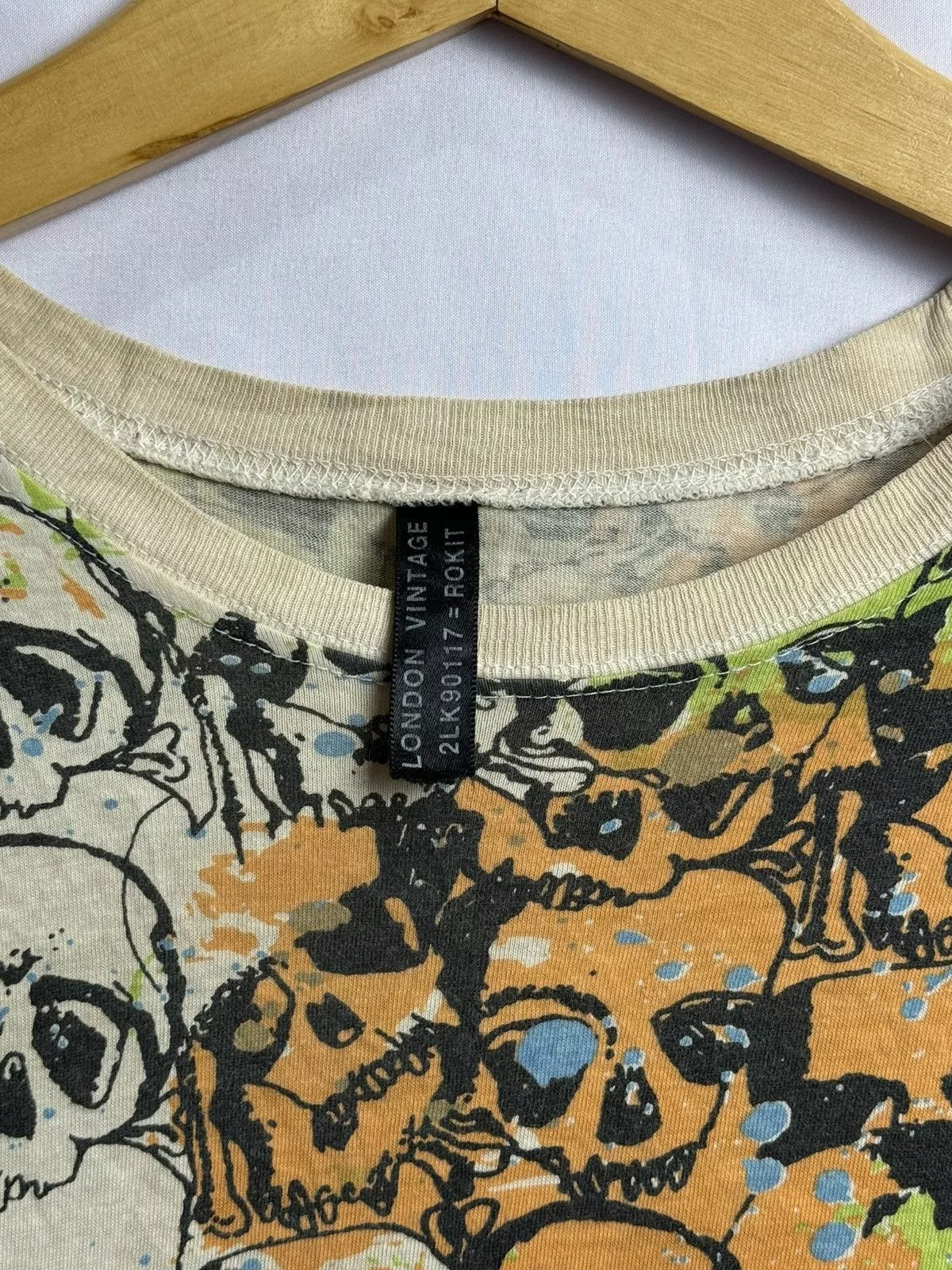 14th Addiction Short Sleeve T Shirts 14th Addiction × If Six Was Nine × Japanese Brand Japanese Skulls Full Art Tees Multi