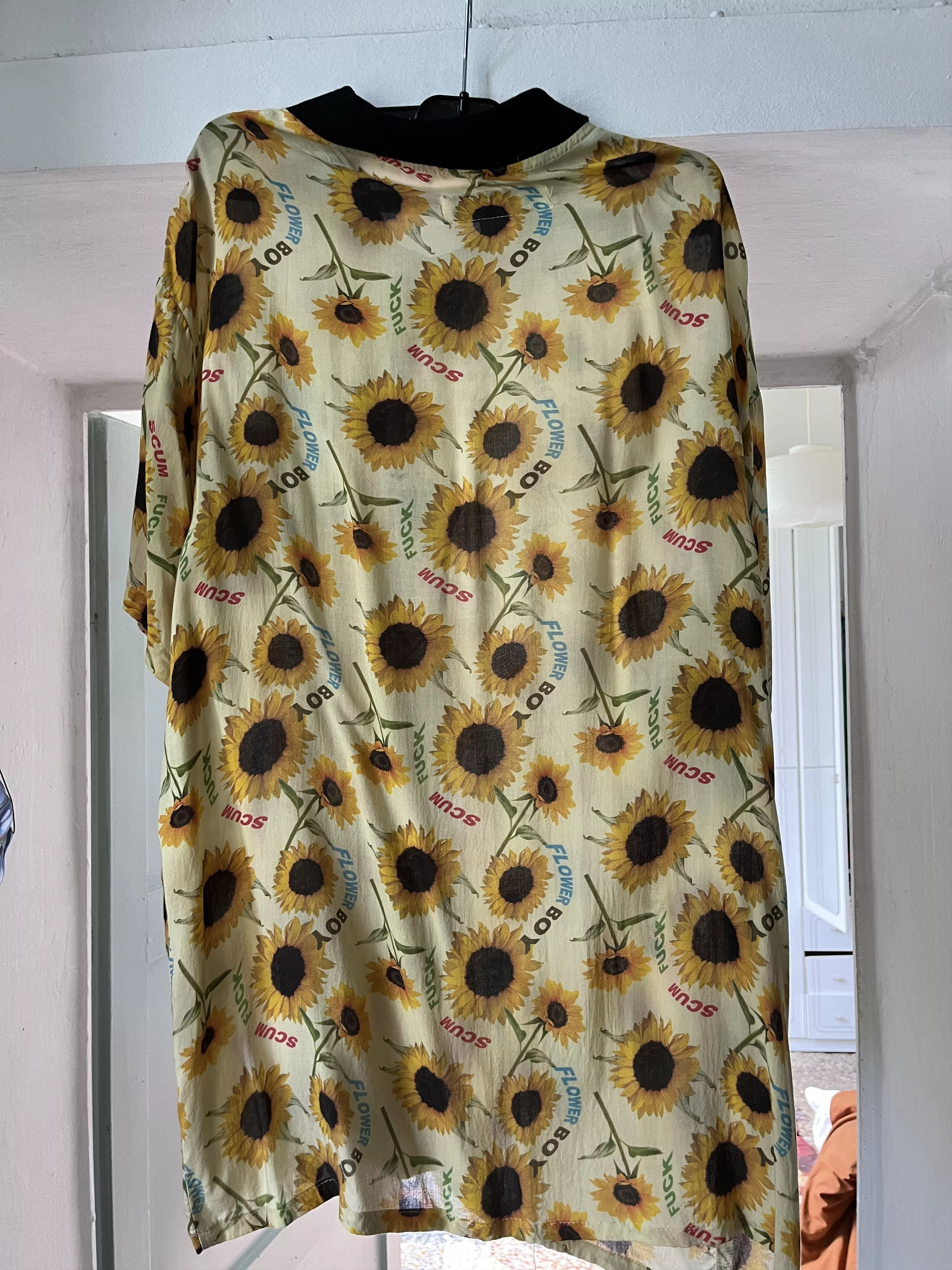 Golf Wang Shirts Button Ups Golf Wang sunflower shirt Yellow