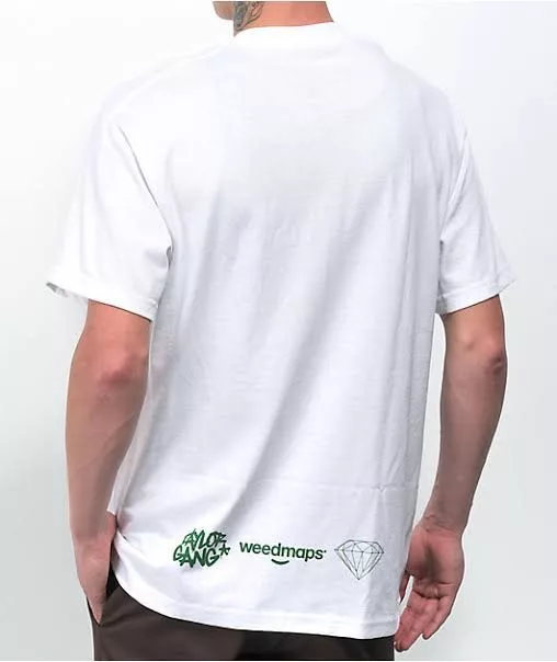 Diamond Supply Co. Short Sleeve T Shirts Diamond Supply Co. x Taylor Gang x Weedmaps Orange Kush Tee Black Streetwear