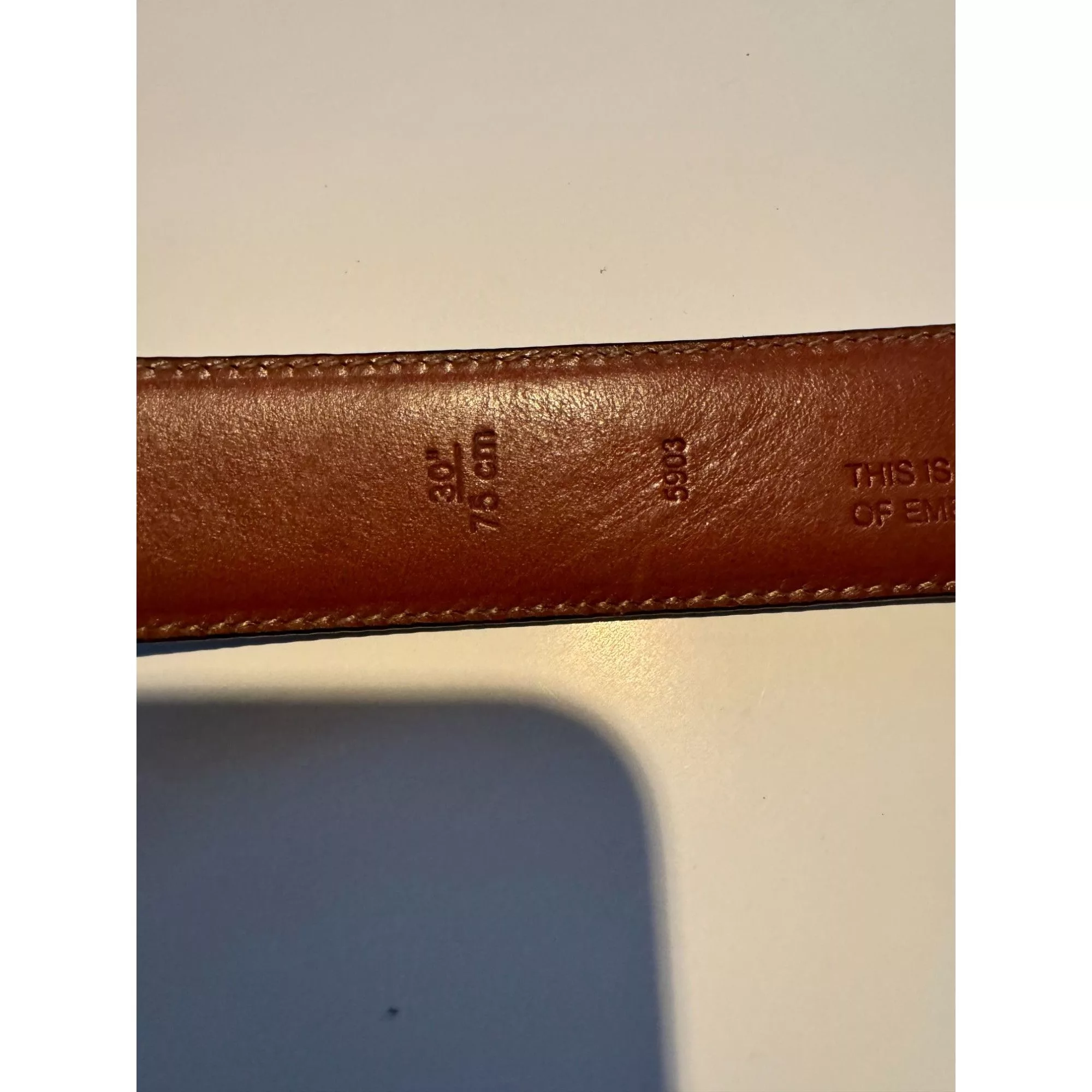 Coach Belts Men's Size 30 Coach Genuine Leather Black 5903 Belt