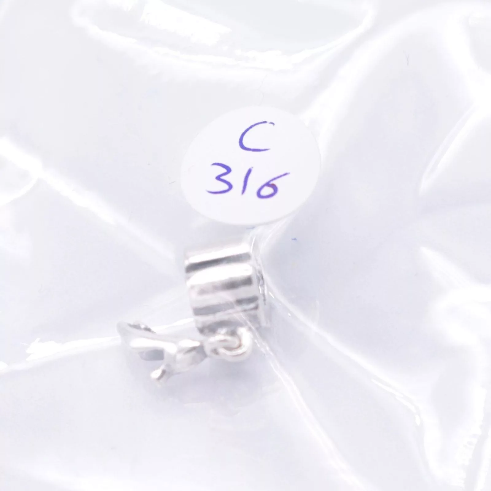 pandora Charms Authentic PANDORA Stiletto Shoe Charm - 790420 Silver
