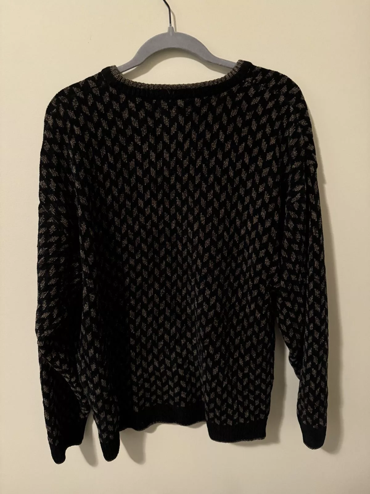 Ivy Crew Sweaters Knitwear Ivy Crew Black/Brown patterned sweater
