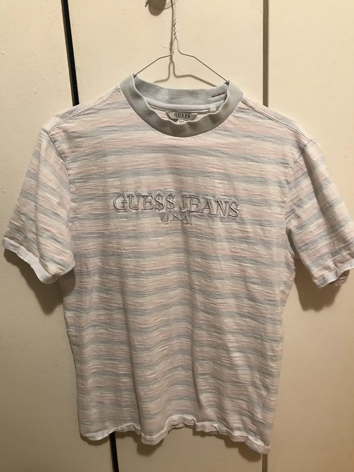 A$AP Rocky Short Sleeve T Shirts A$AP Rocky × Guess Guess A$AP Rocky Tee White