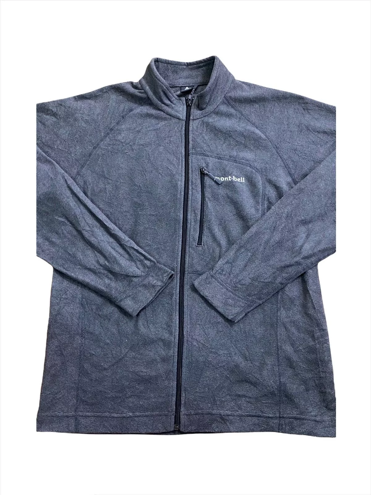 Montbell Light Jackets Vintage 90s Montbell Fleece Jacket Gray