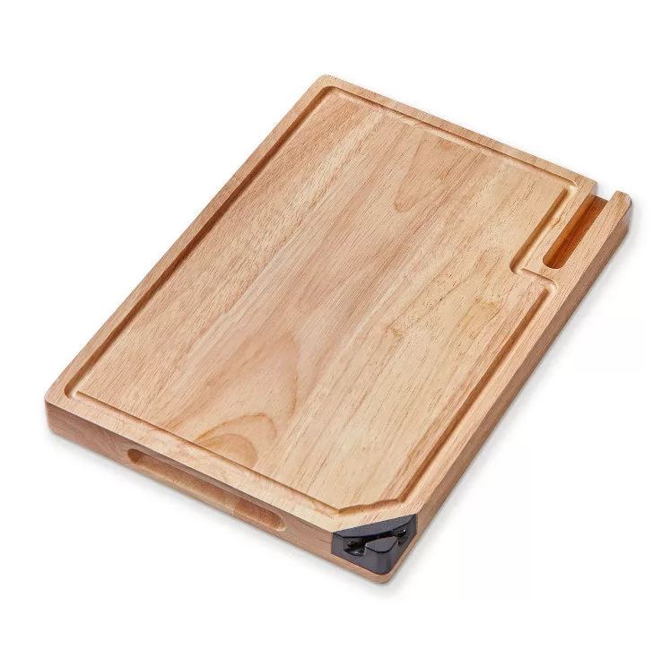 Cutting Board W Phne Hldr & Shrpnr