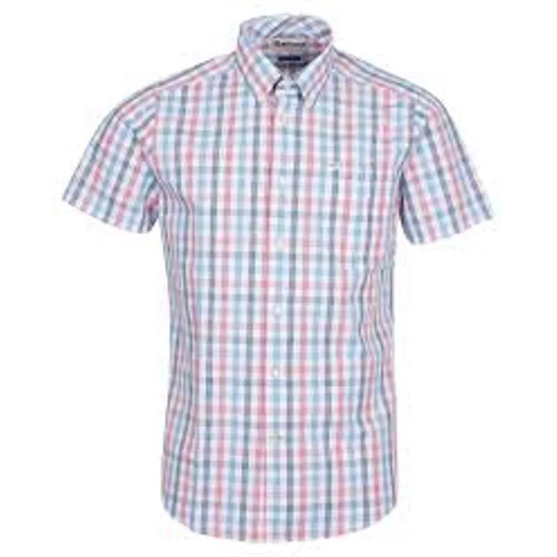 Barbour Shirts Button Ups Barbour Longstone Short Sleeve Tailored NWT White