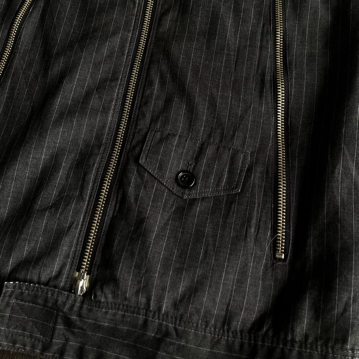 Designer Light Jackets Designer × Japanese Brand × PPFM Vintage PPFM Punk Jacket Gray