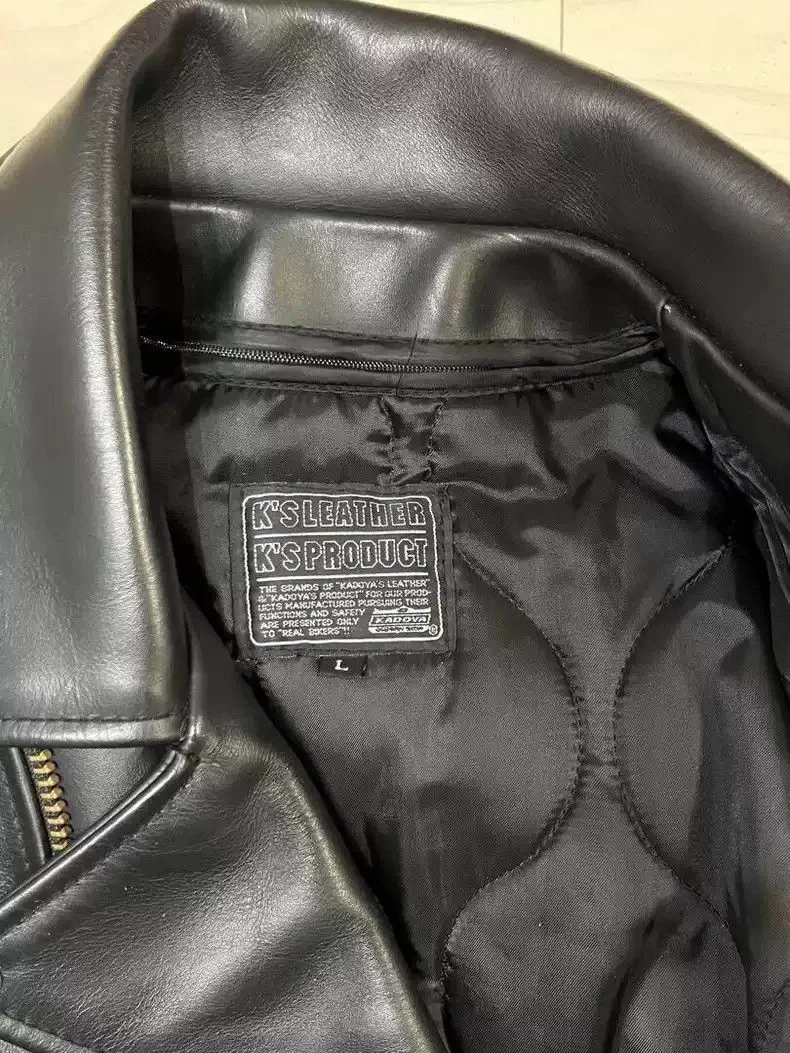 Kadoya Leather Jackets kadoyaXiela leather clothes Black