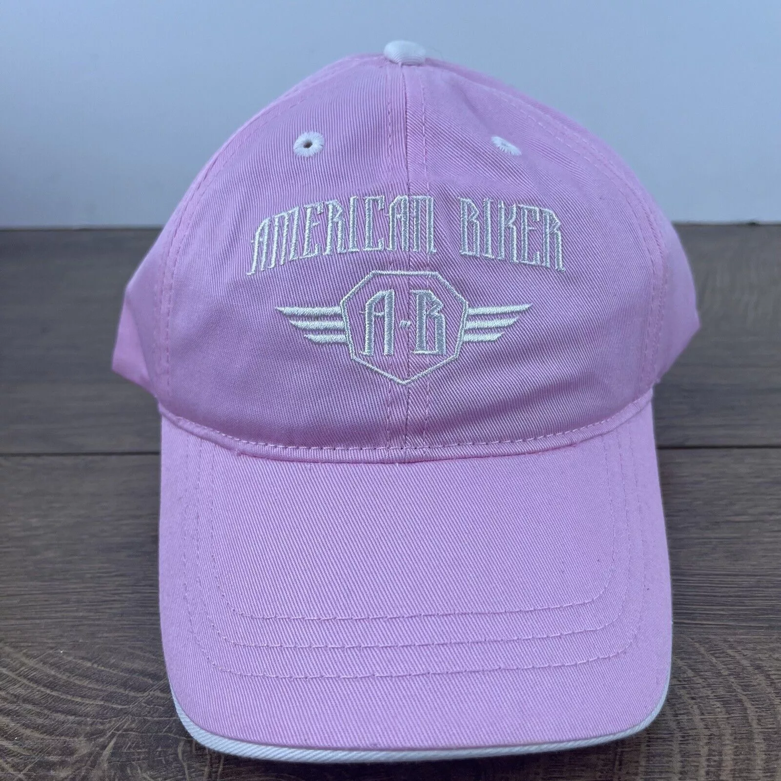 Other Hats Other American Biker Hat Motorcycle Pink Cap Adjustable Pink Adult