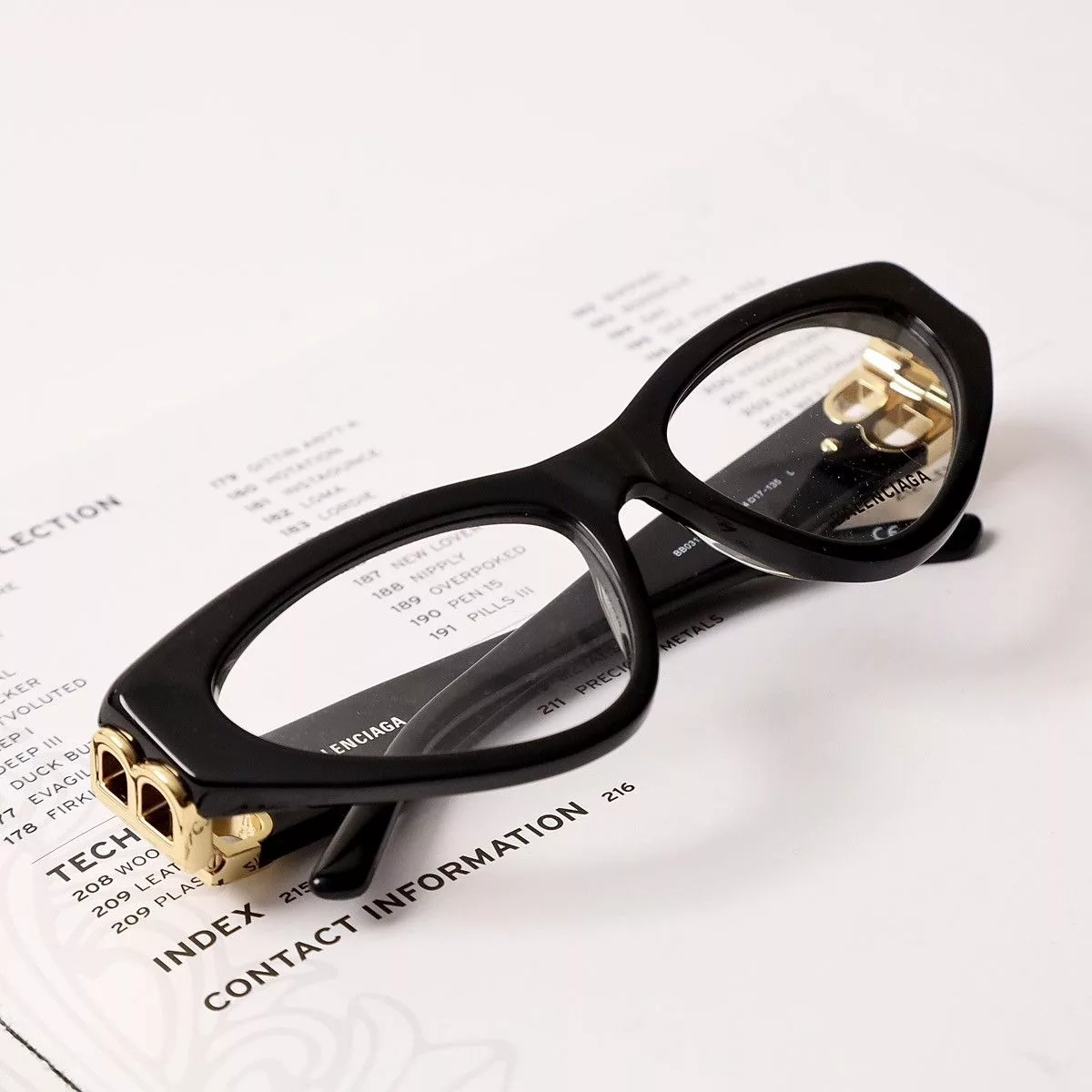 Balenciaga Glasses BALENCIAGA BB0313O GLASSES Black