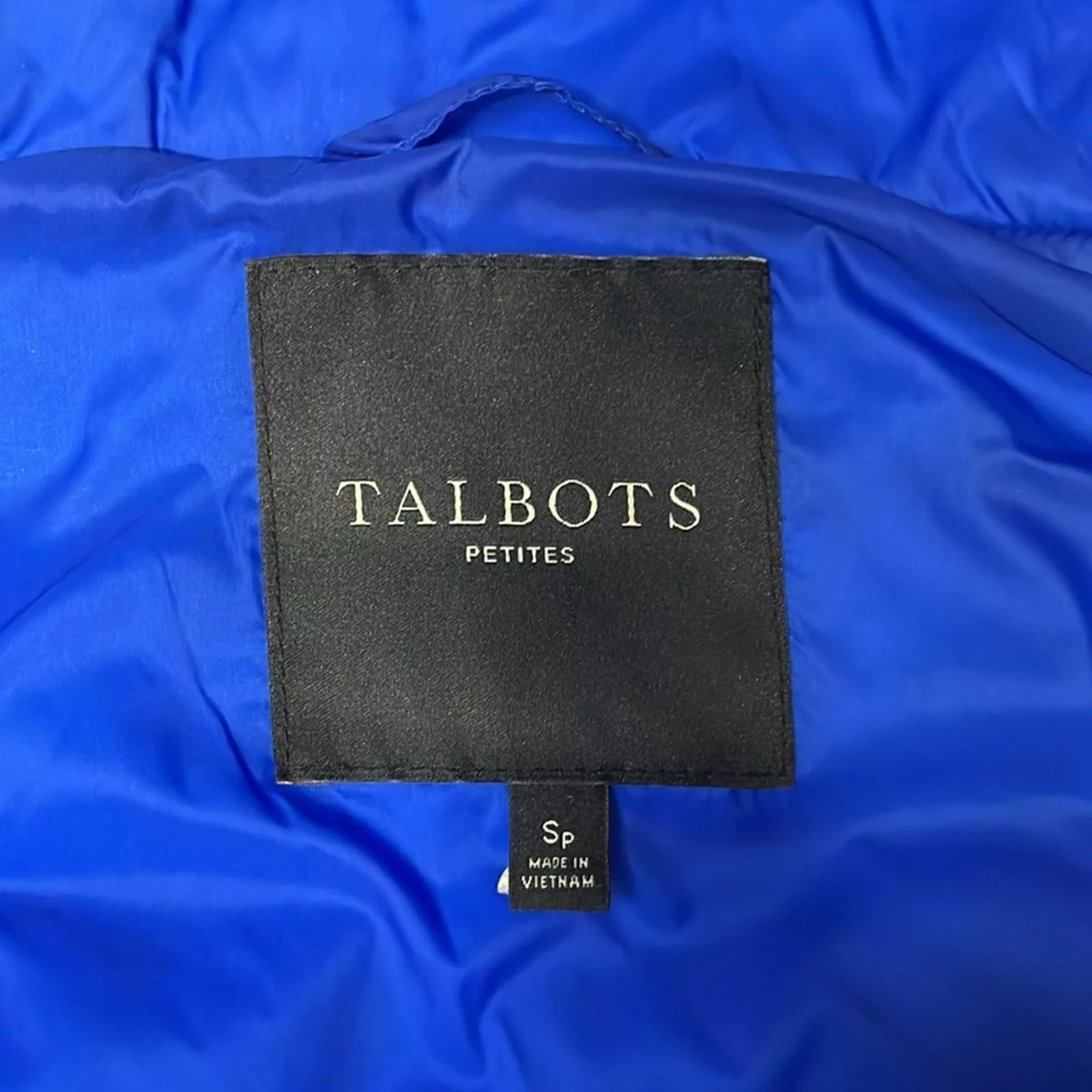 Other Jackets Other Talbots Puffer Vest Blue