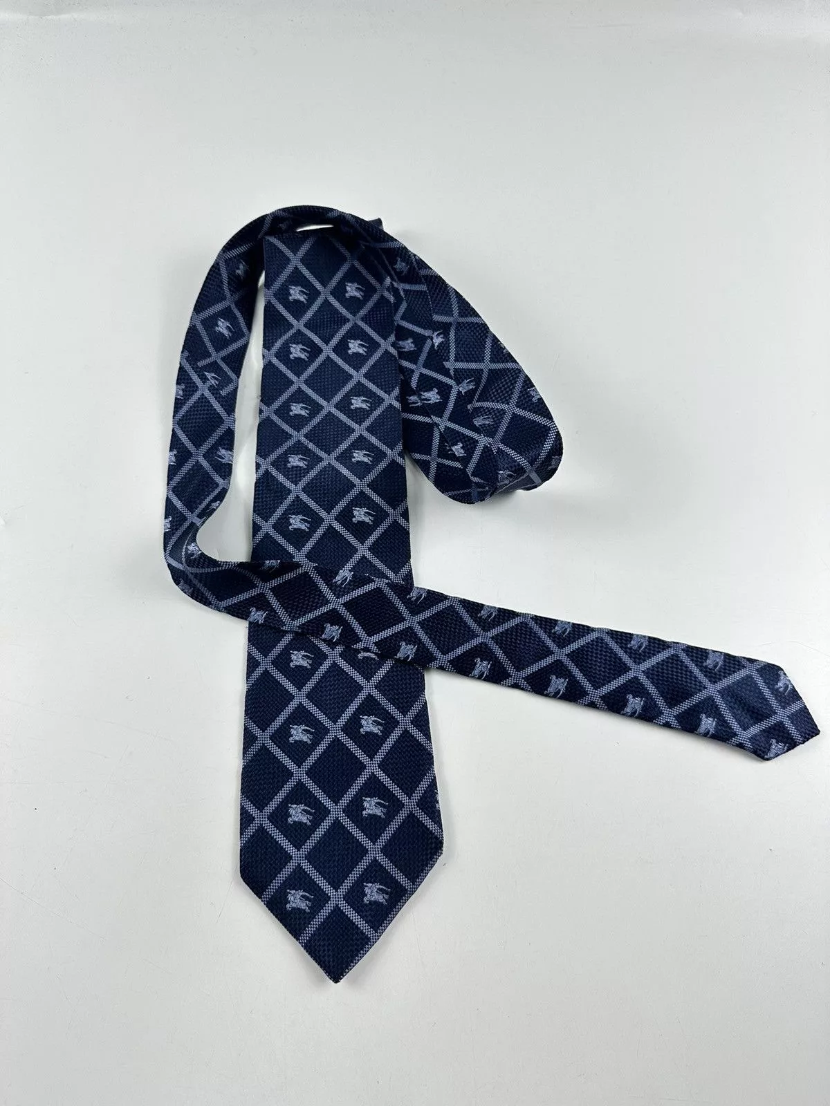Burberry Ties Pocketsquares BURBERRY TIE Blue