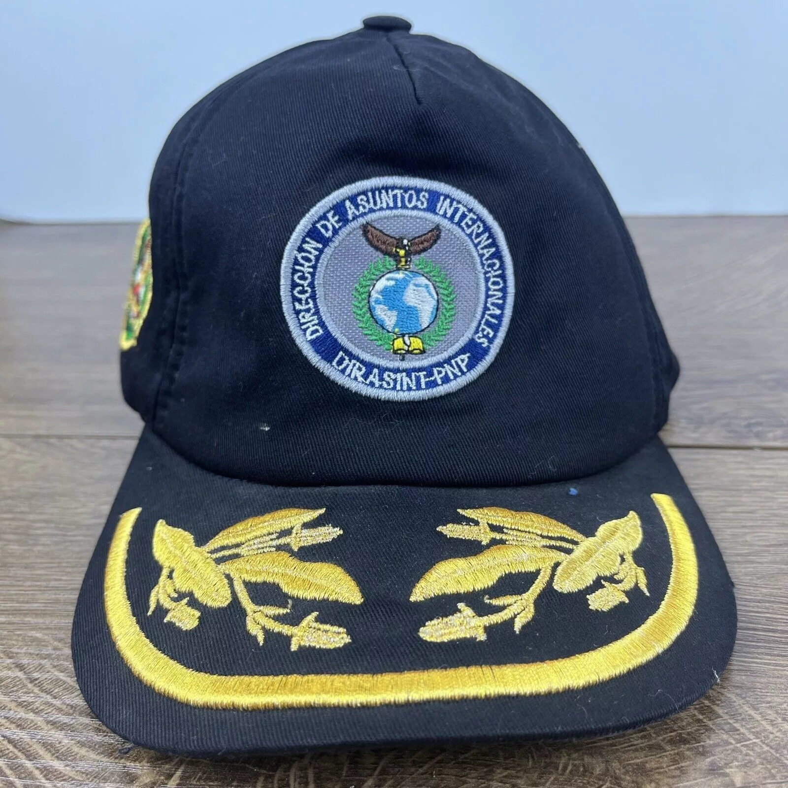 Other Hats Other Direccion De Asuntos Hat Dirasint PNP Adjustable Hat Black H