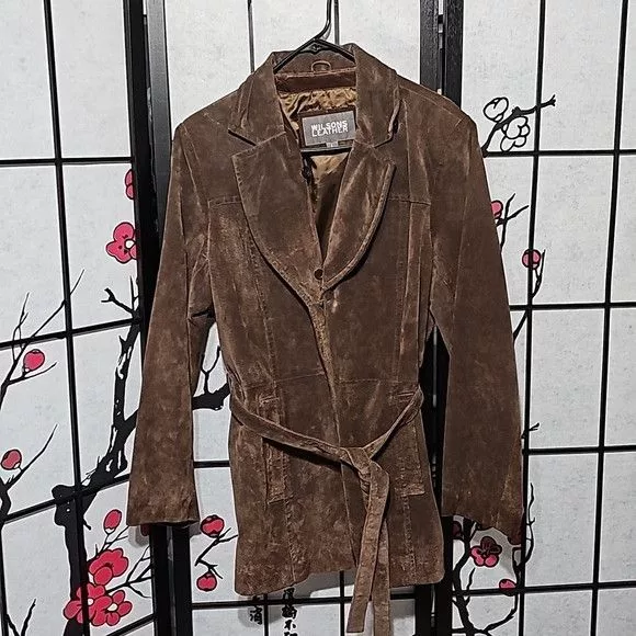 Wilsons Leather Jackets Wilsons Leather Wilson's Leather Jacket Large Brown with Belt
