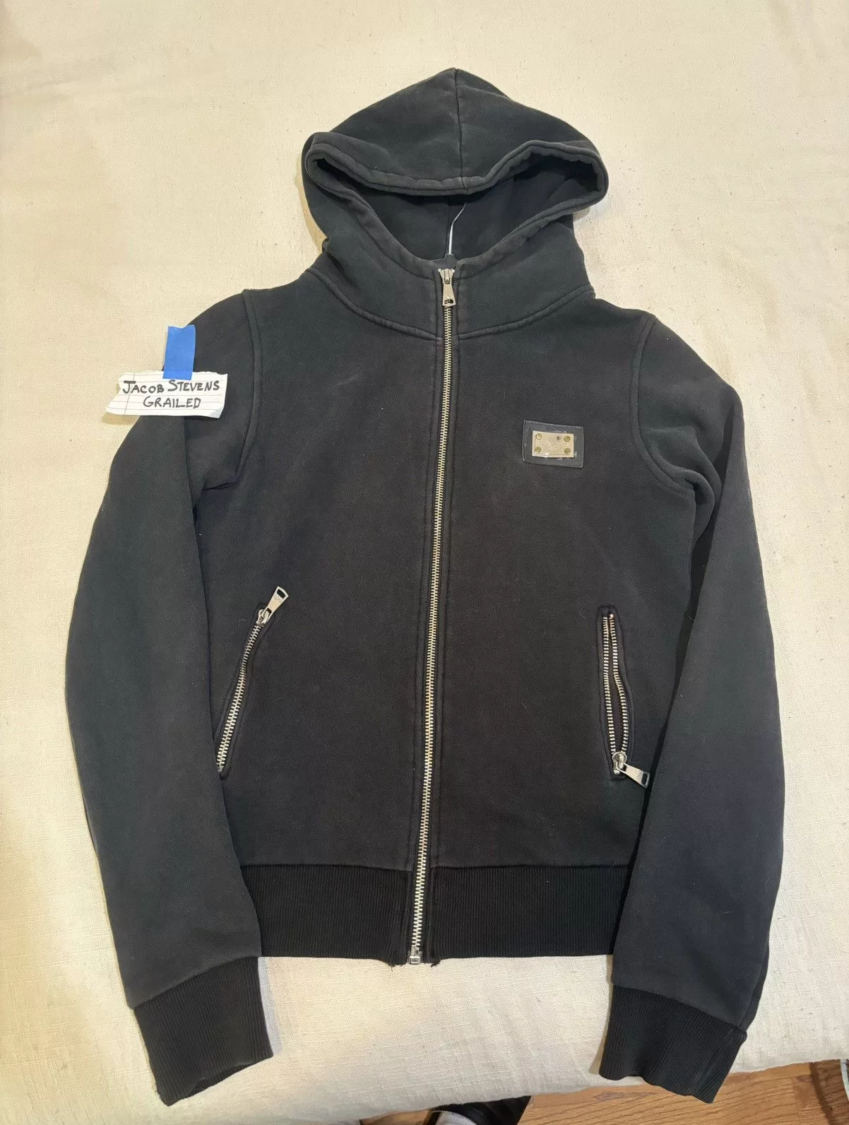 Dolce & Gabbana Light Jackets Dolce & Gabbana × Vintage Dolce & Gabbana Zip Up Black