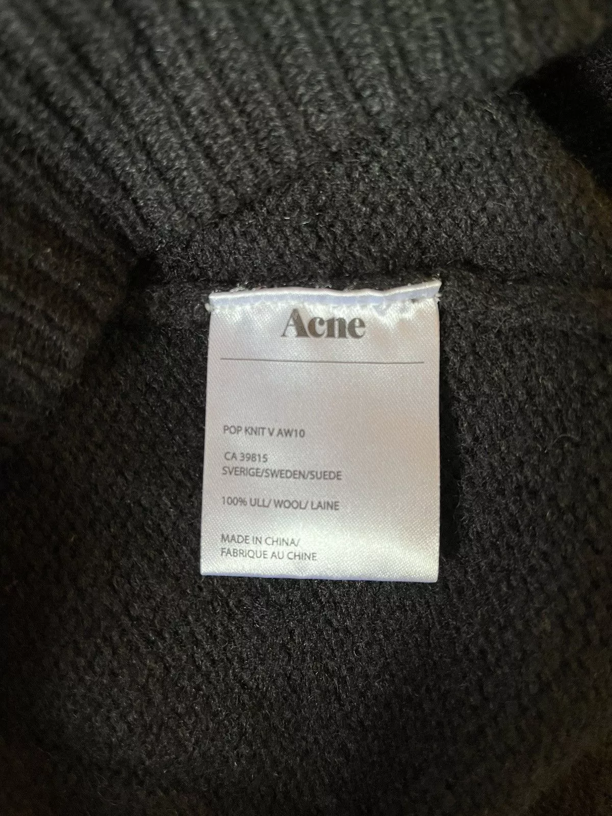 Acne Studios Sweaters Knitwear Acne Studios Acne wool sweater with elbow pads. Black