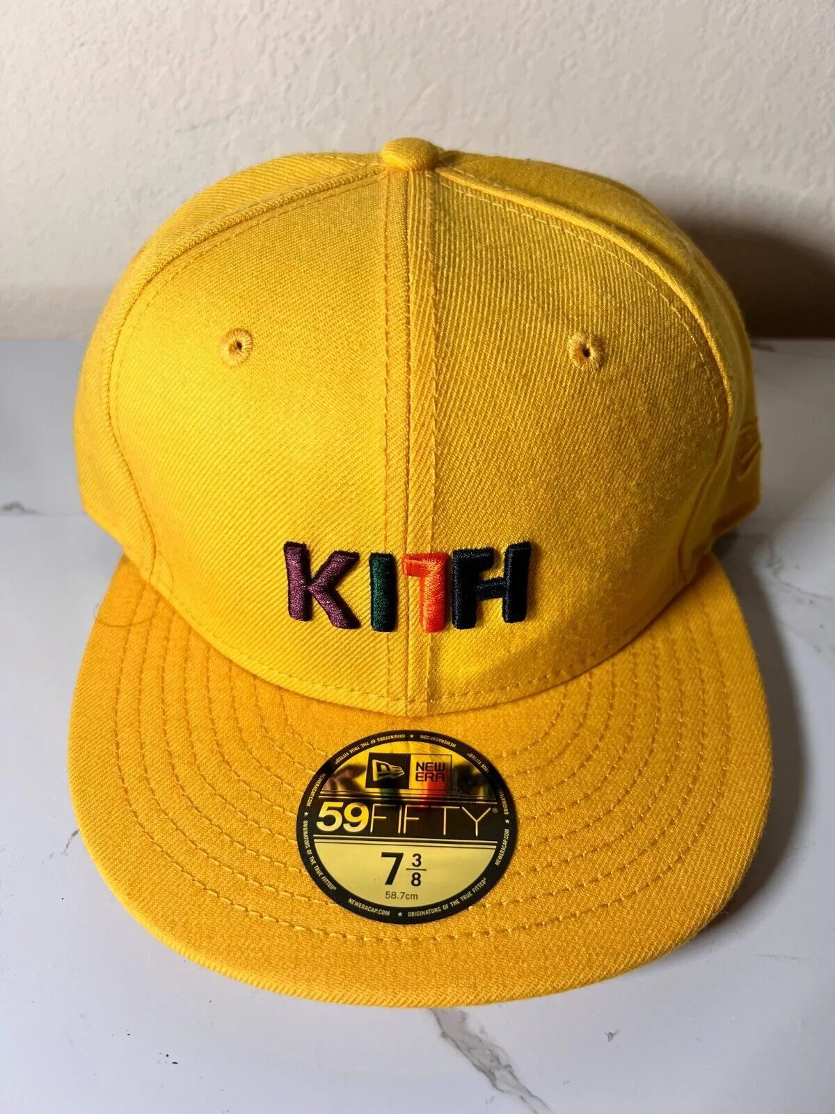 Kith Hats Kith New Era Multicolor Yellow Hat OS Brand new 7 1/2