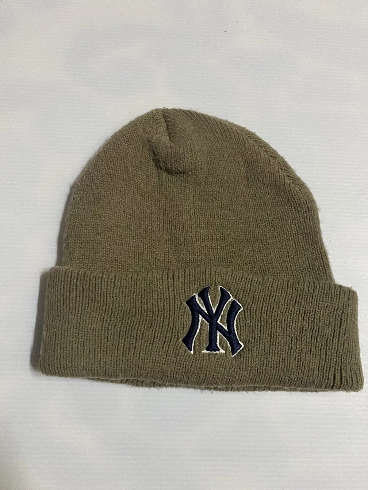 MLB Hats MLB New York Small Logo Embroidery Beanie Hat Multi