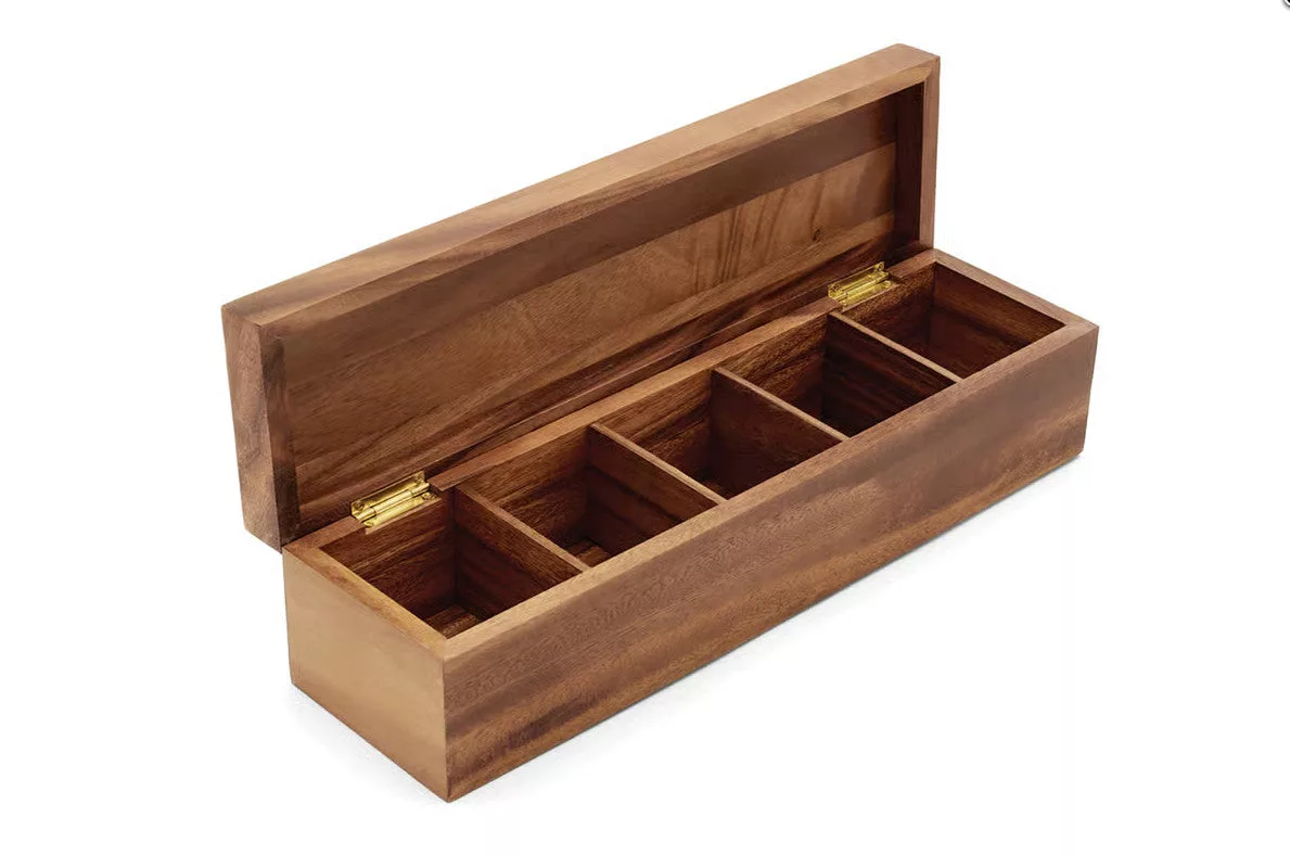 Townhouse Wood Tea Box 5 Cells