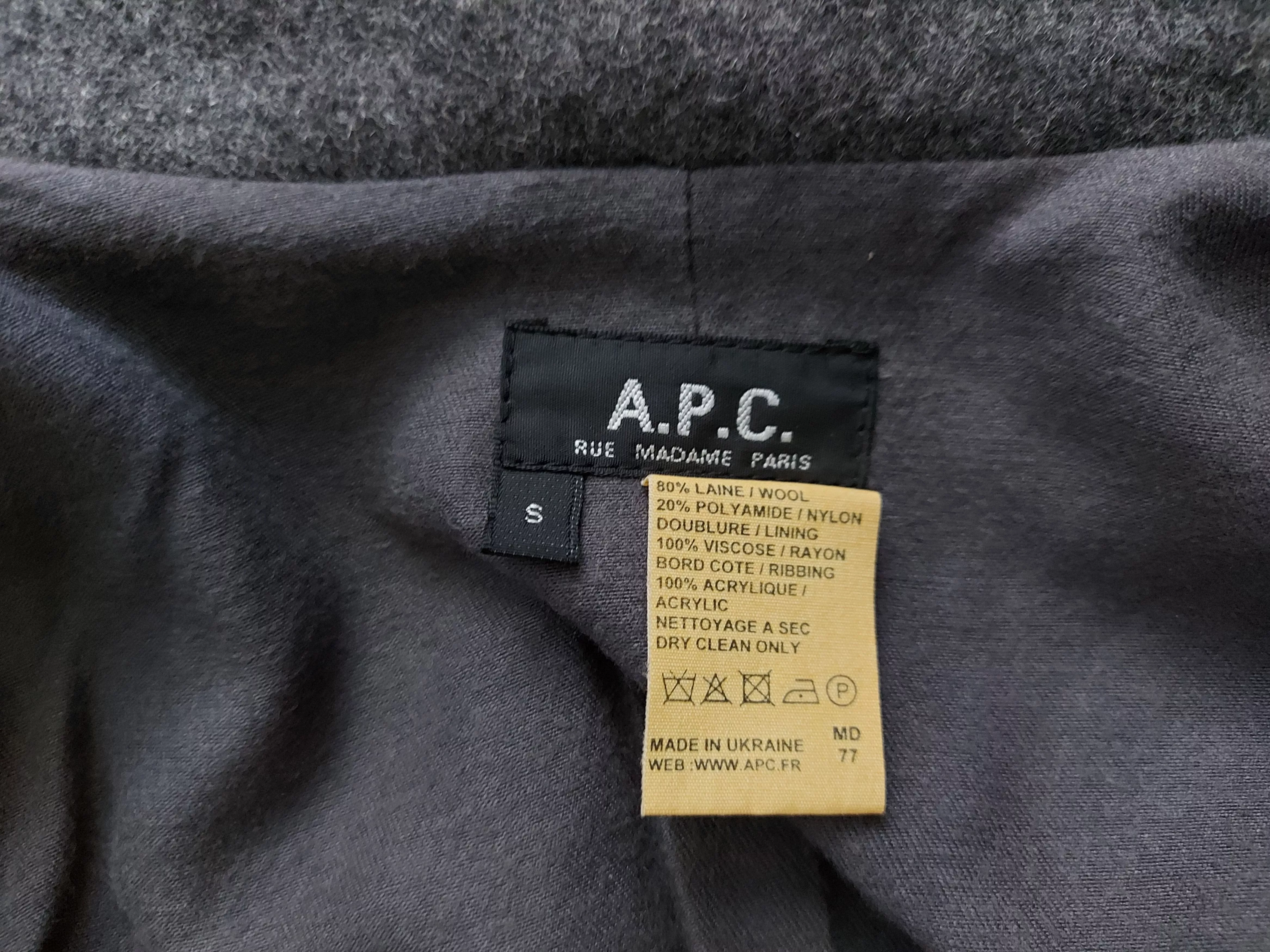 A.P.C. Bombers A.P.C. APC wool bomber jacket Gray