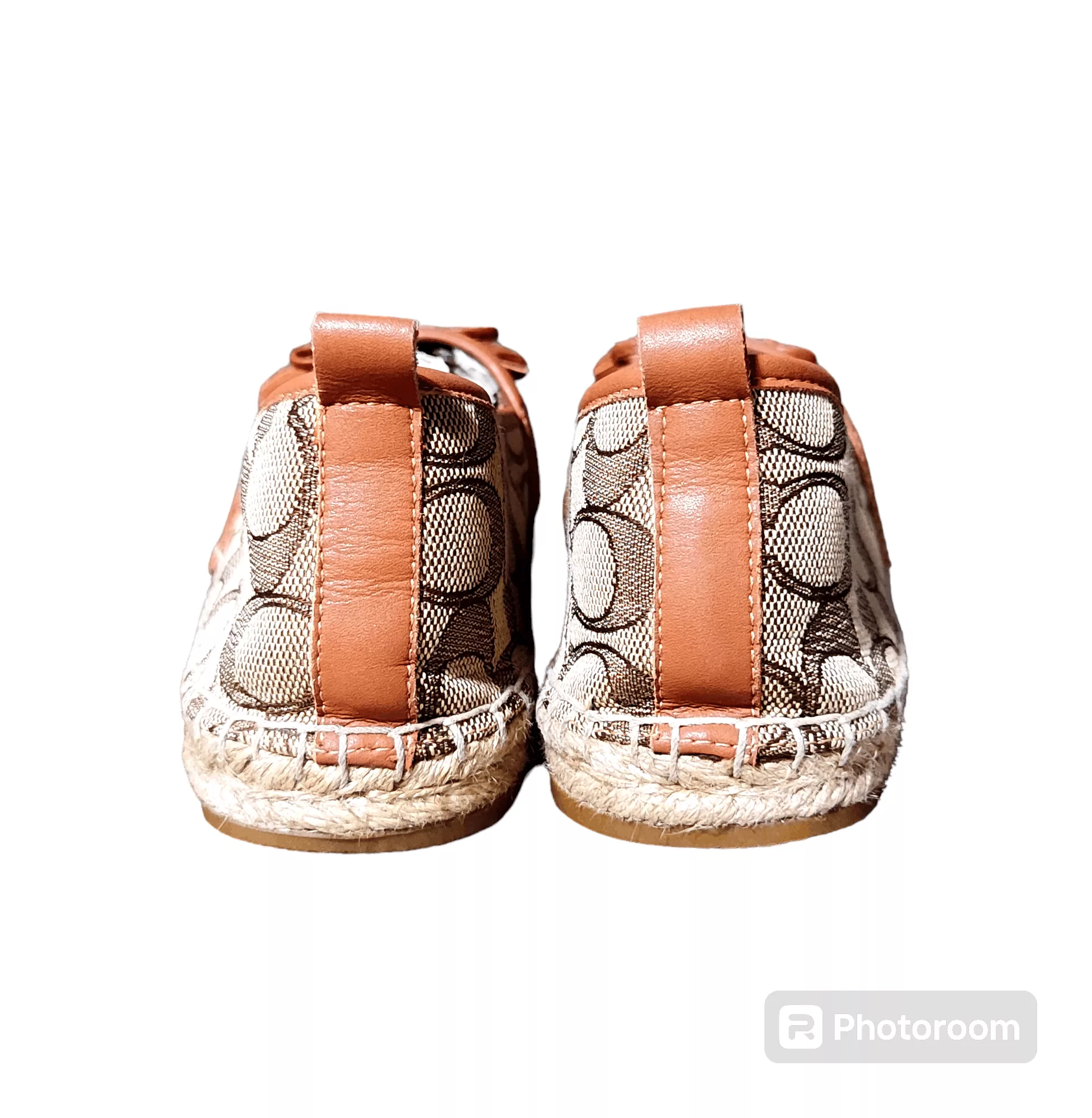 Coach Platforms Coach Carson Espadrille Khaki/Saddle Brown