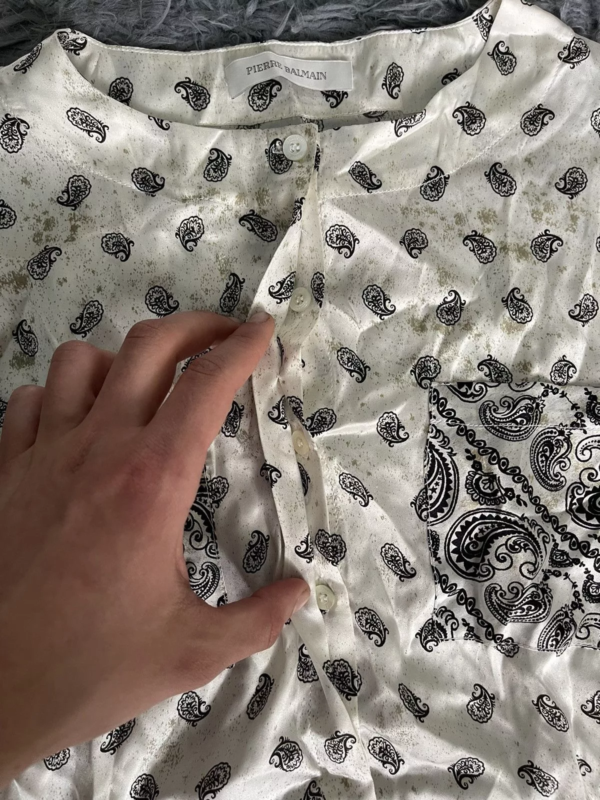 Balmain Mini Dresses Balmain × Pierre Balmain Pierre Balmain 100% silk mini dress White