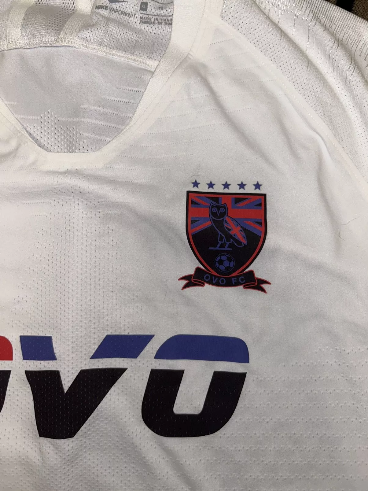 Drake Jerseys Nike x Drake Unreleased Vaporknit Soccer Jersey White