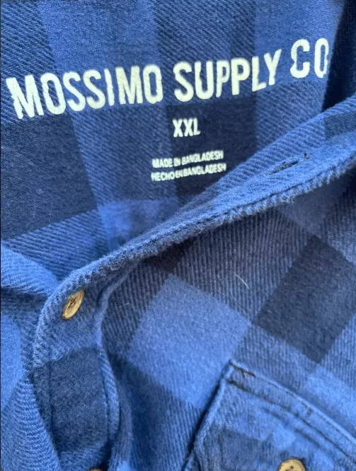Mossimo Shirts Button Ups Mossimo Mens Blue Button Up