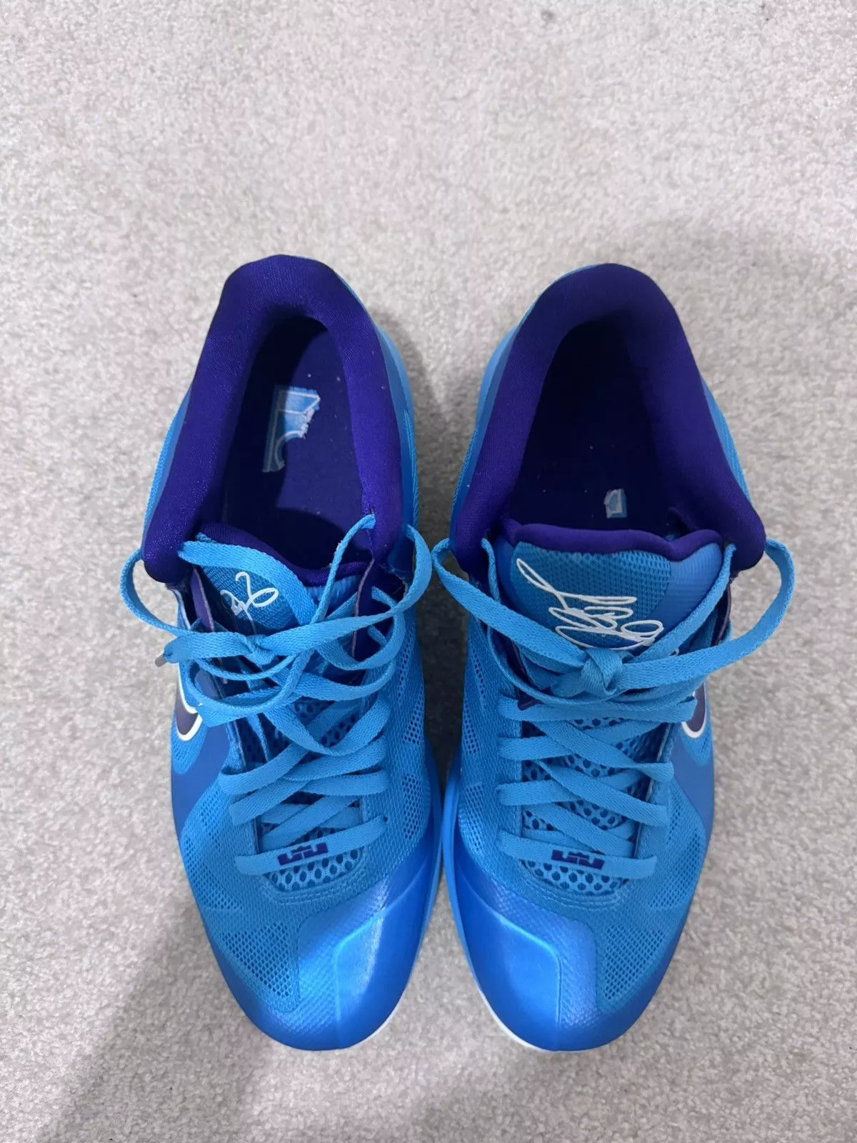 Nike Low Top Sneakers Nike Lebron 9 Low Summit Lake Hornets Blue