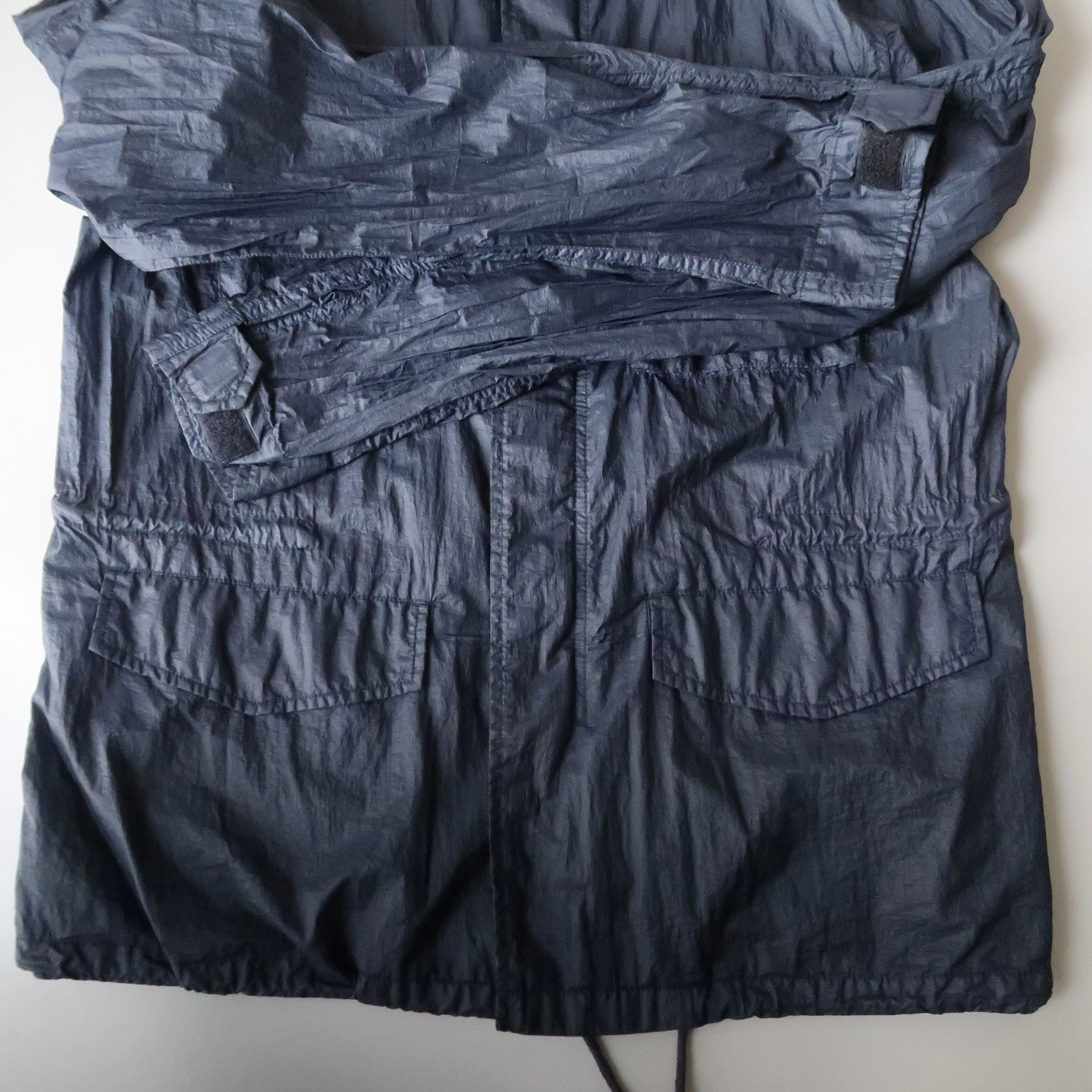 Beams Plus Light Jackets BEAMS PLUS garment dyed Ex-light nylon M-65 type jacket L Blue