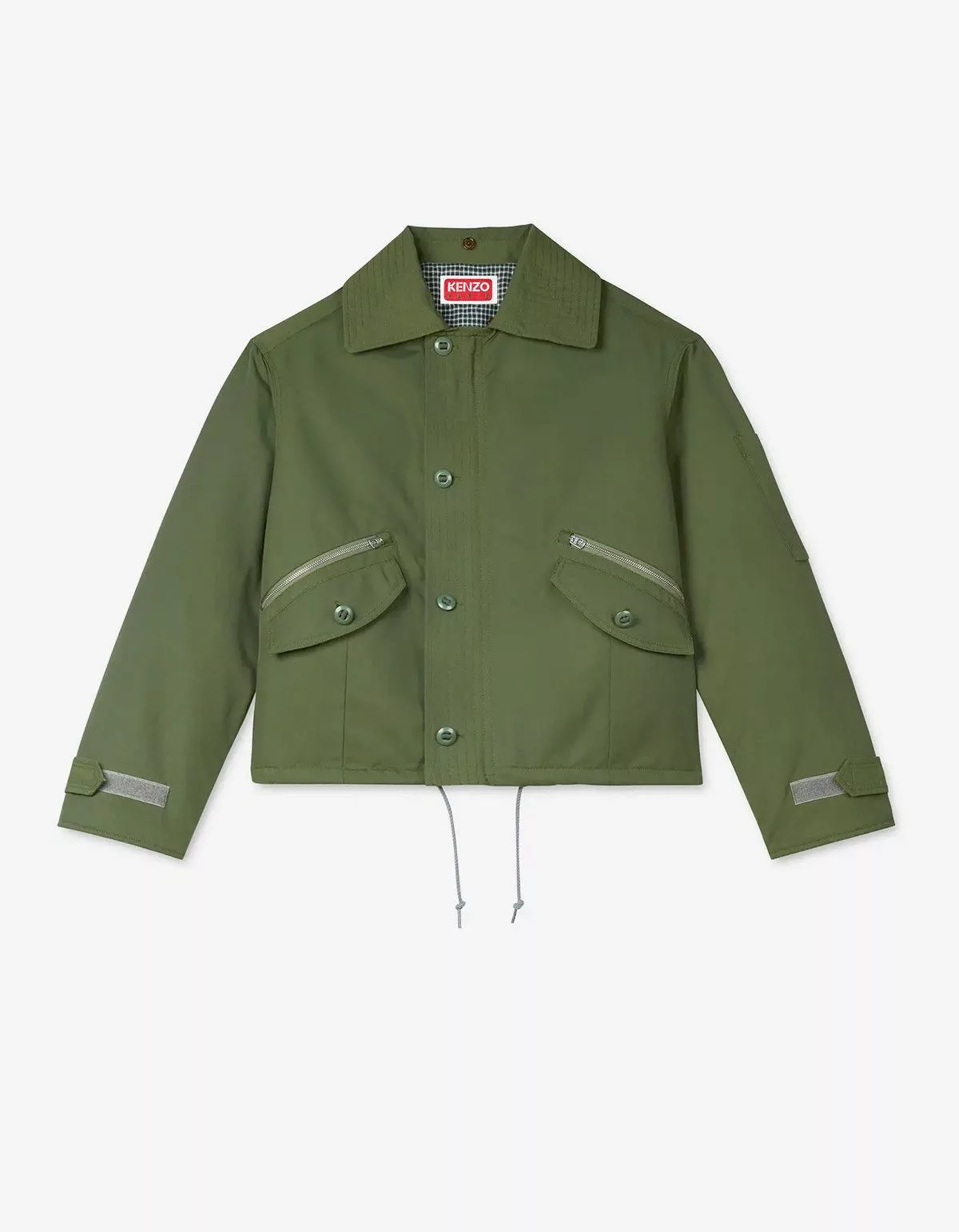 Kenzo Light Jackets Kenzo Green Army Flight Jacket