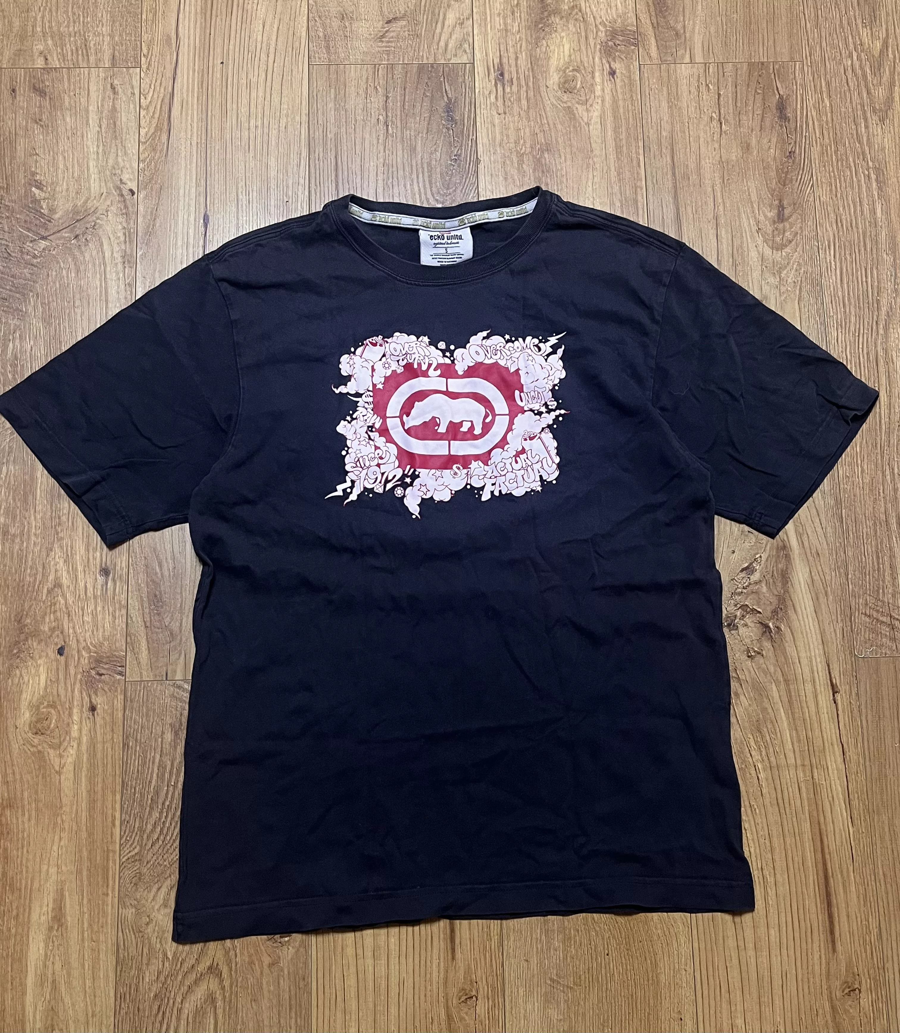 Ecko Unltd. Short Sleeve T Shirts Ecko Unltd. Vintage ECKO Big Logo T-shirt Black