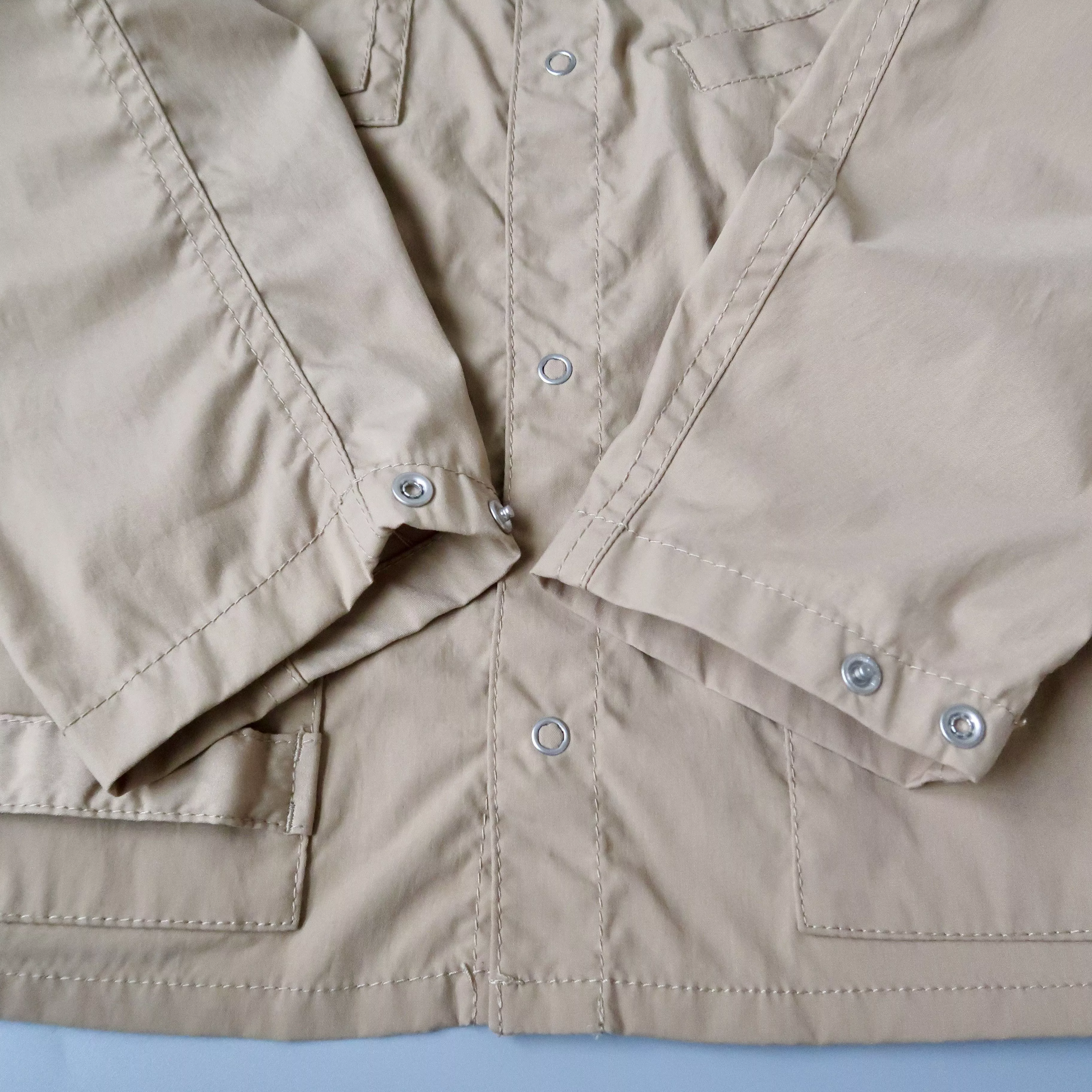 Beams Plus Light Jackets BEAMS PLUS Komatsu Matere Multi-Pocket Fishing Jacket M Brown