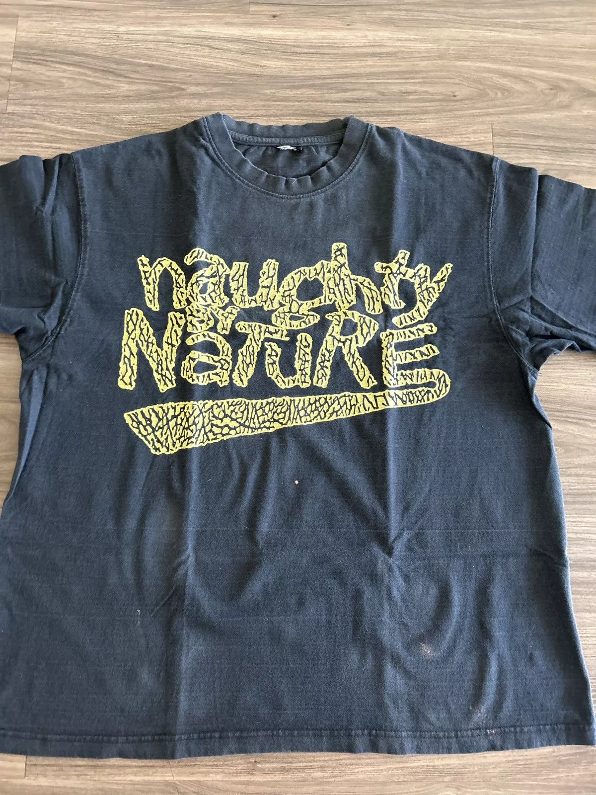 Rap Tees Short Sleeve T Shirts Rap Tees Black naughty by nature vintage shirt