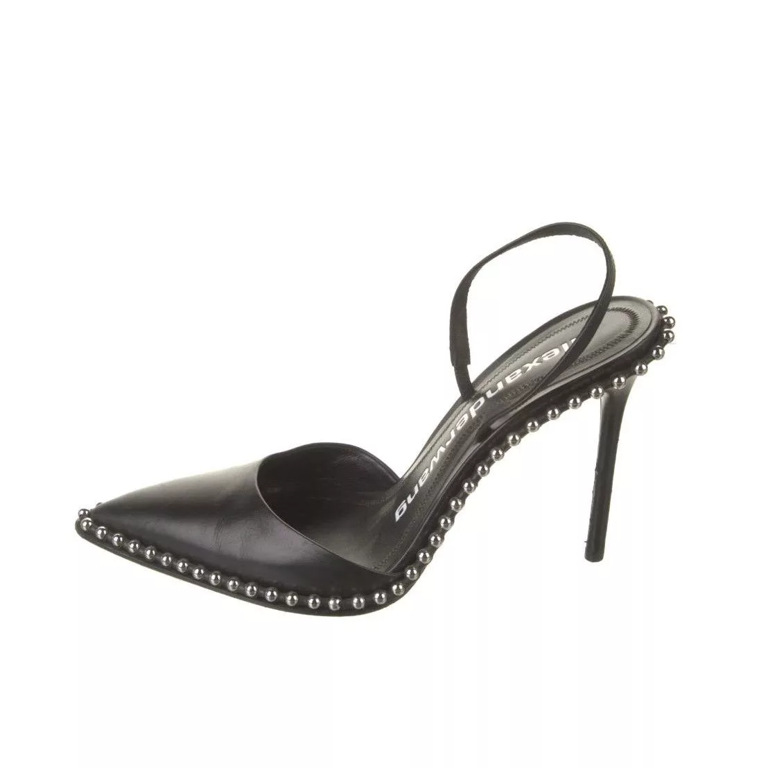 Alexander Wang Heels ALEXANDER WANG Leather Slingback Pumps 8.5 Black