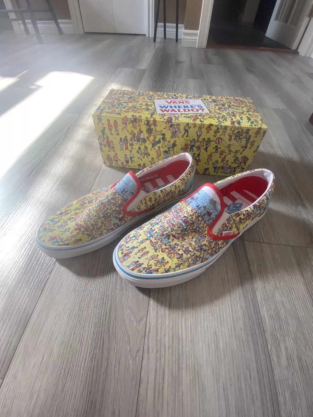 Vans Slip Ons Vans (Where’s Waldo) beach colour way Multi