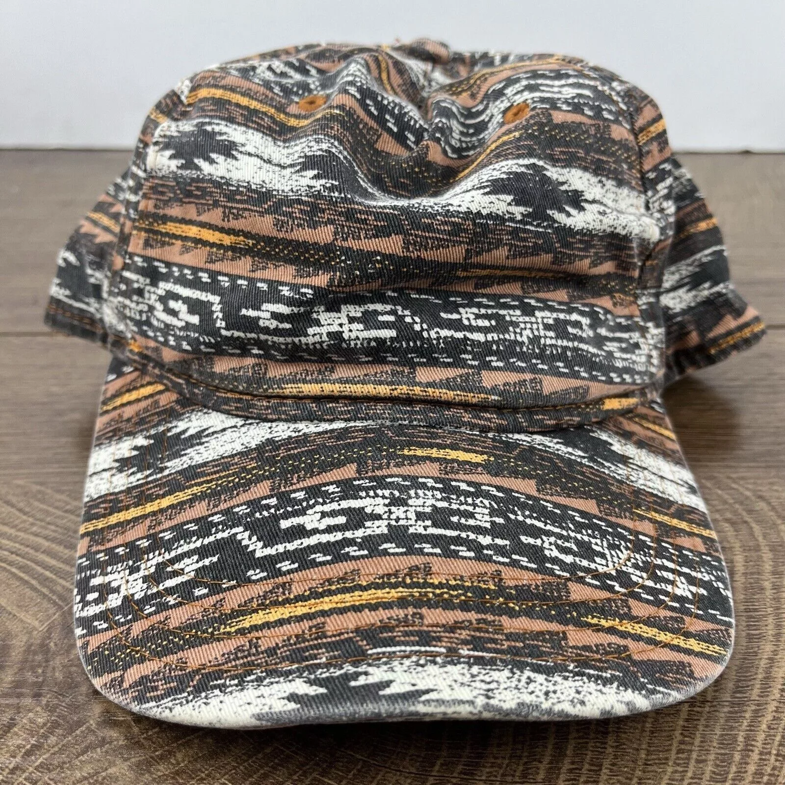 Vans Hats Vans Orange Brown Hat Adjustable Hat Orange Adjustable Hat A