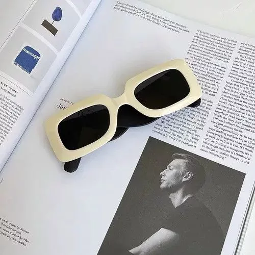 Vintage Sunglasses Vintage Retro punk sunglasses White