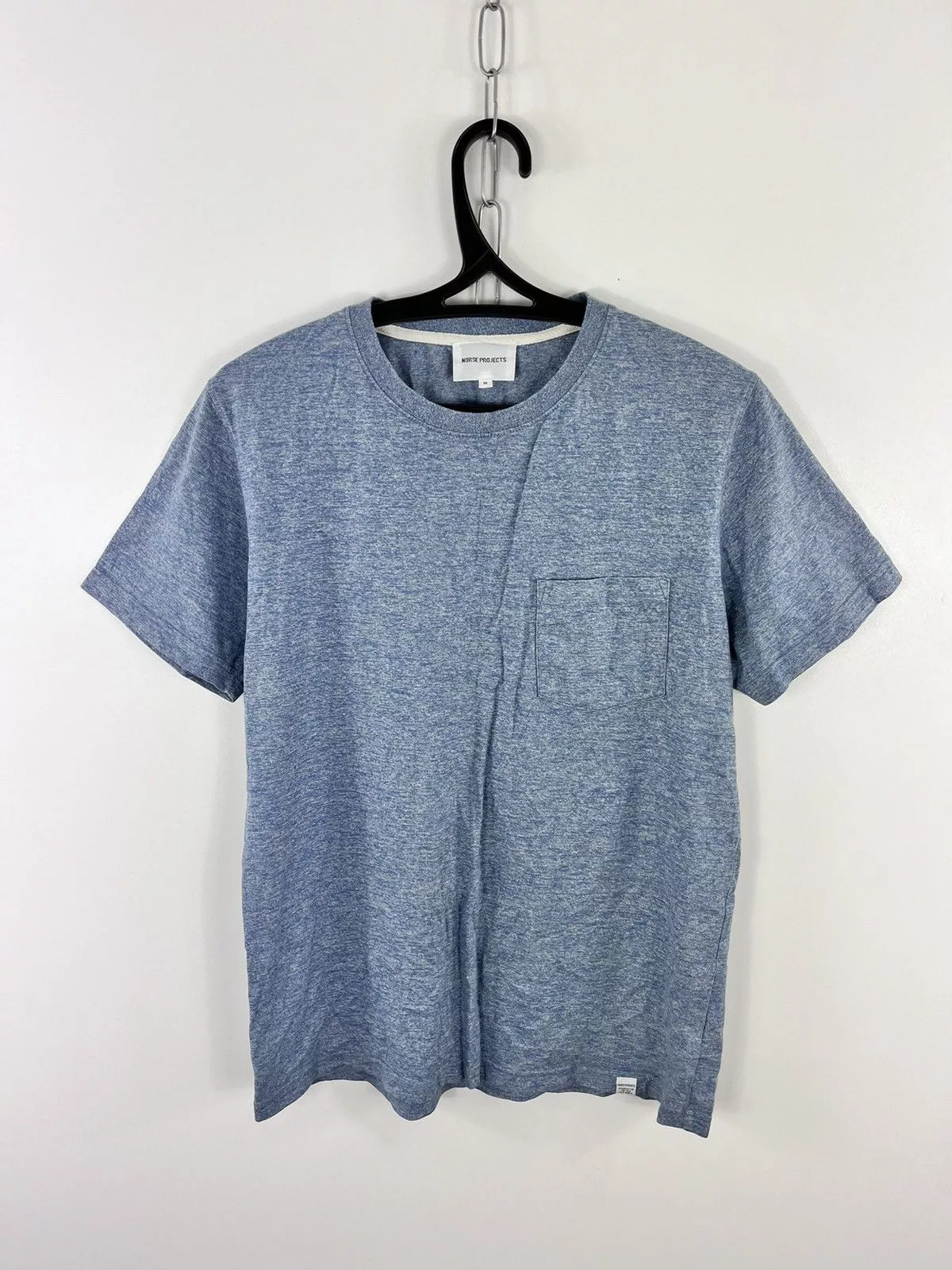 Norse Projects Short Sleeve T Shirts Norse Projects James Moulinex Gray Crew Neck T-Shirt Size M Streetwear