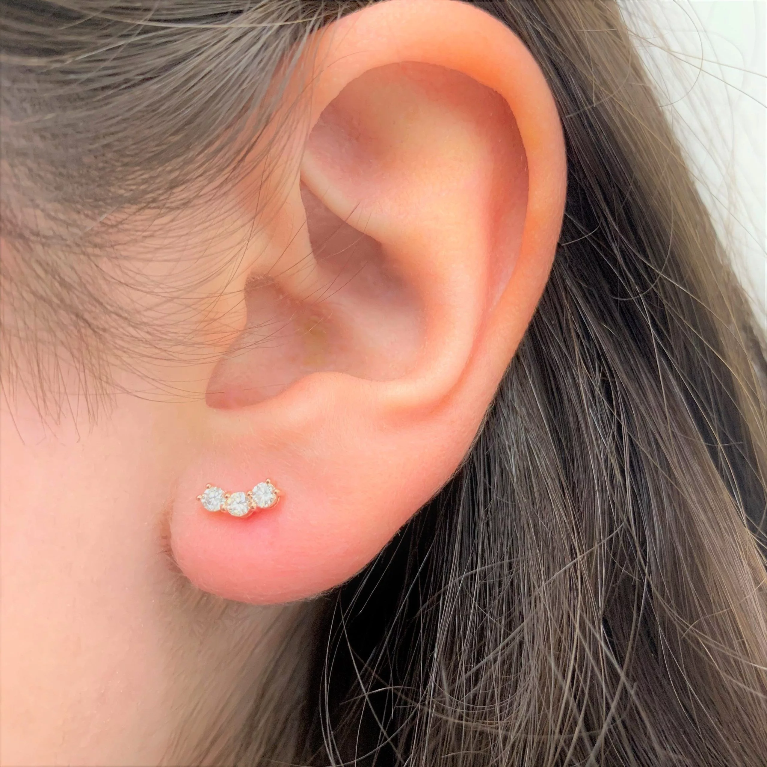 Other Rings Other 14k Yellow Gold & Diamond Stud Earrings