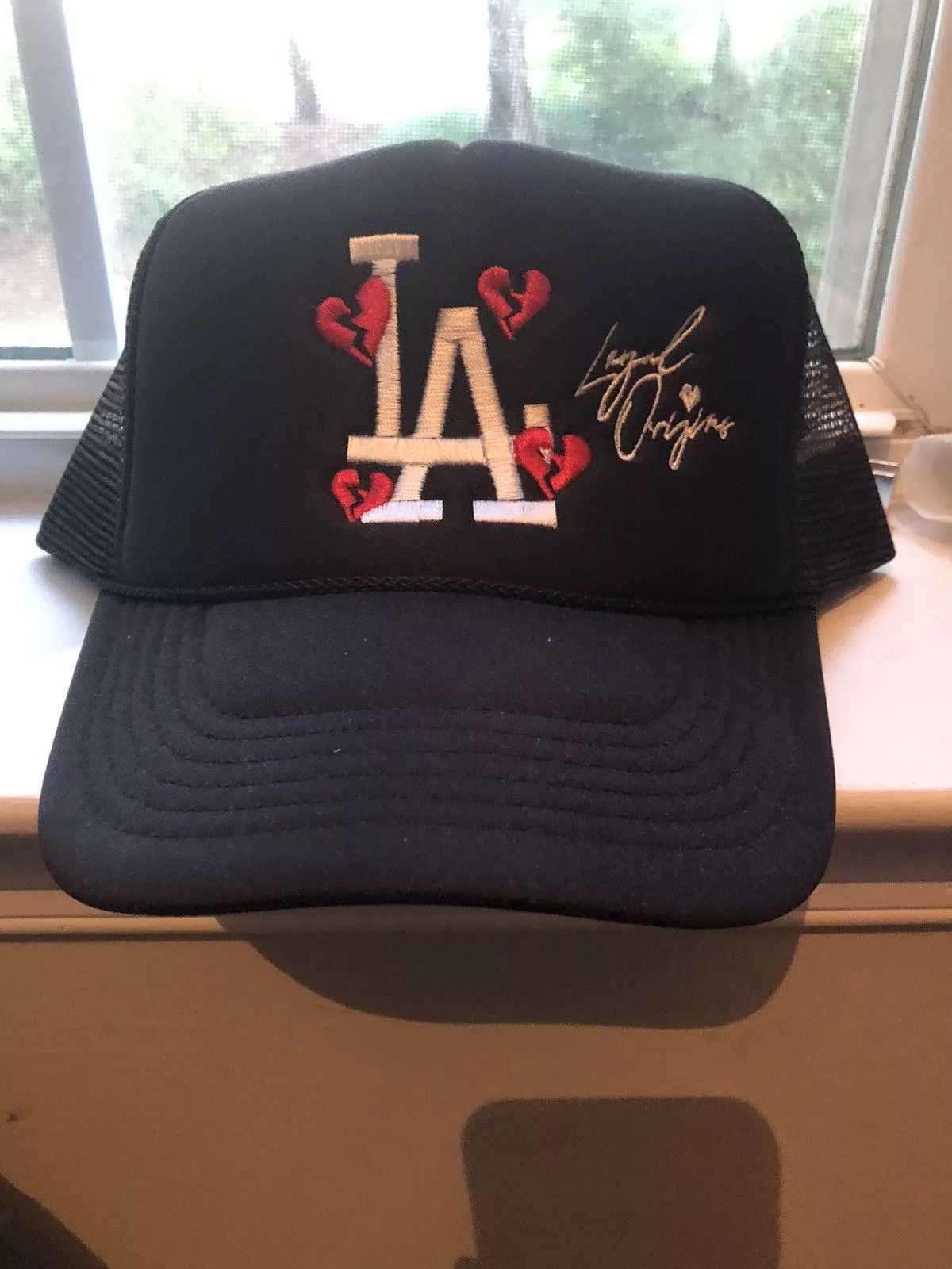 MLB Hats MLB LA Dodgers Trucker Hat Black