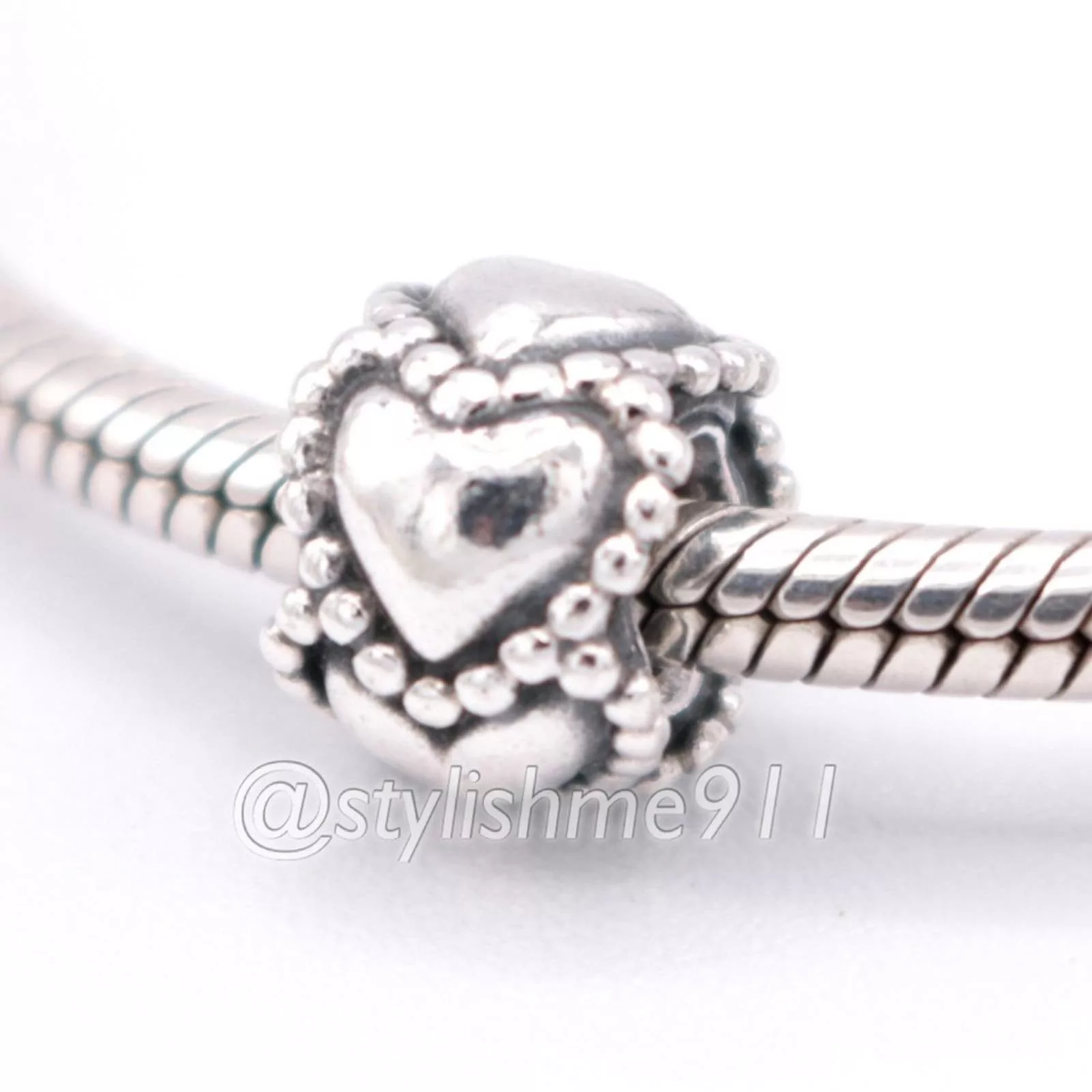 pandora Bracelets Authentic PANDORA Everlasting Love Charm - 790448 Silver